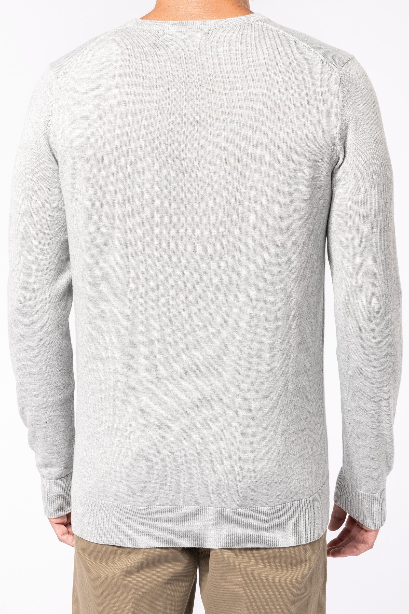 Pull col en V écoresponsable homme