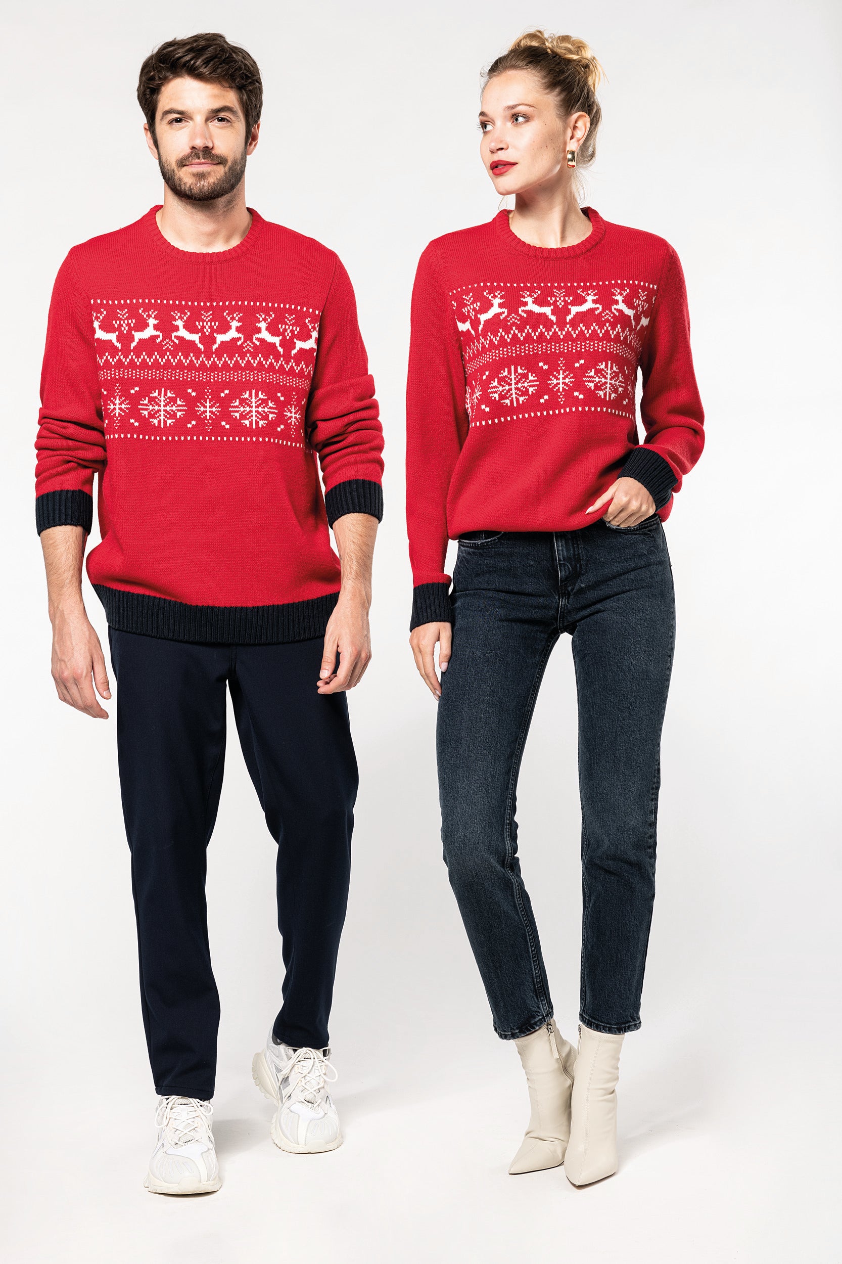 Rendier kersttrui