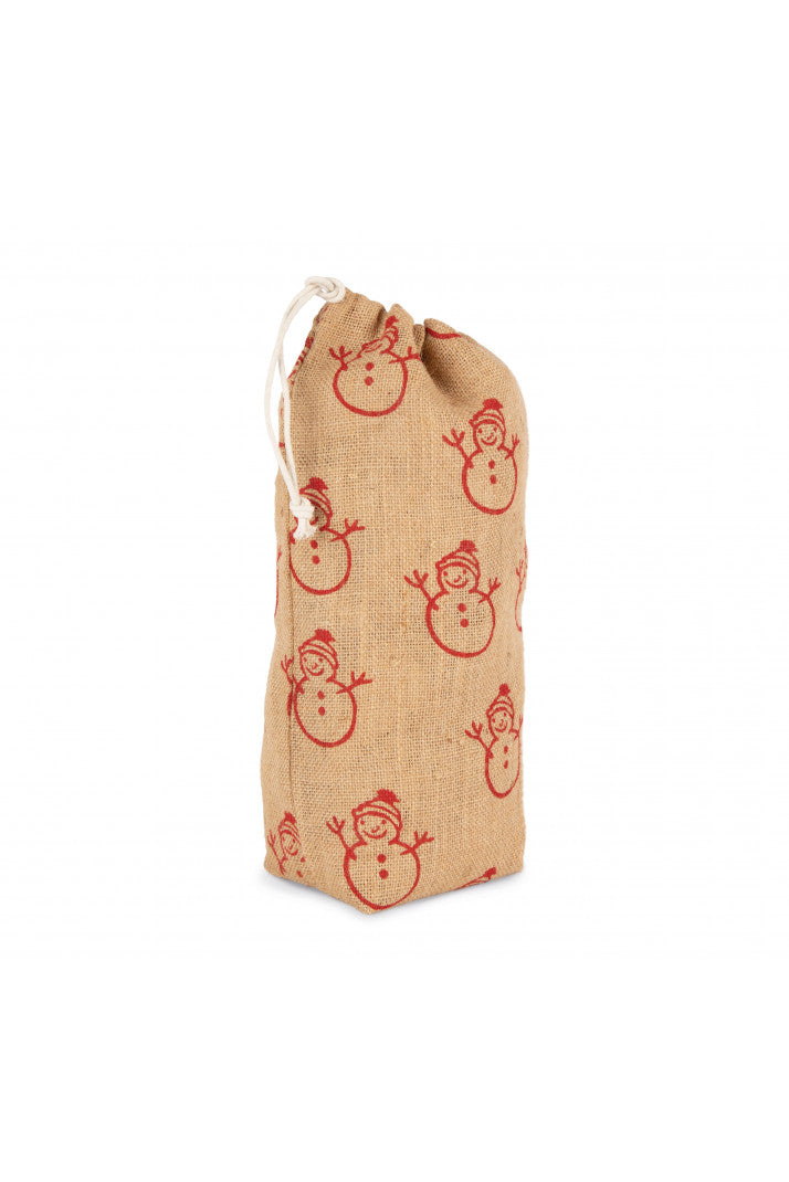 Flessenhouder met kerstmotieven