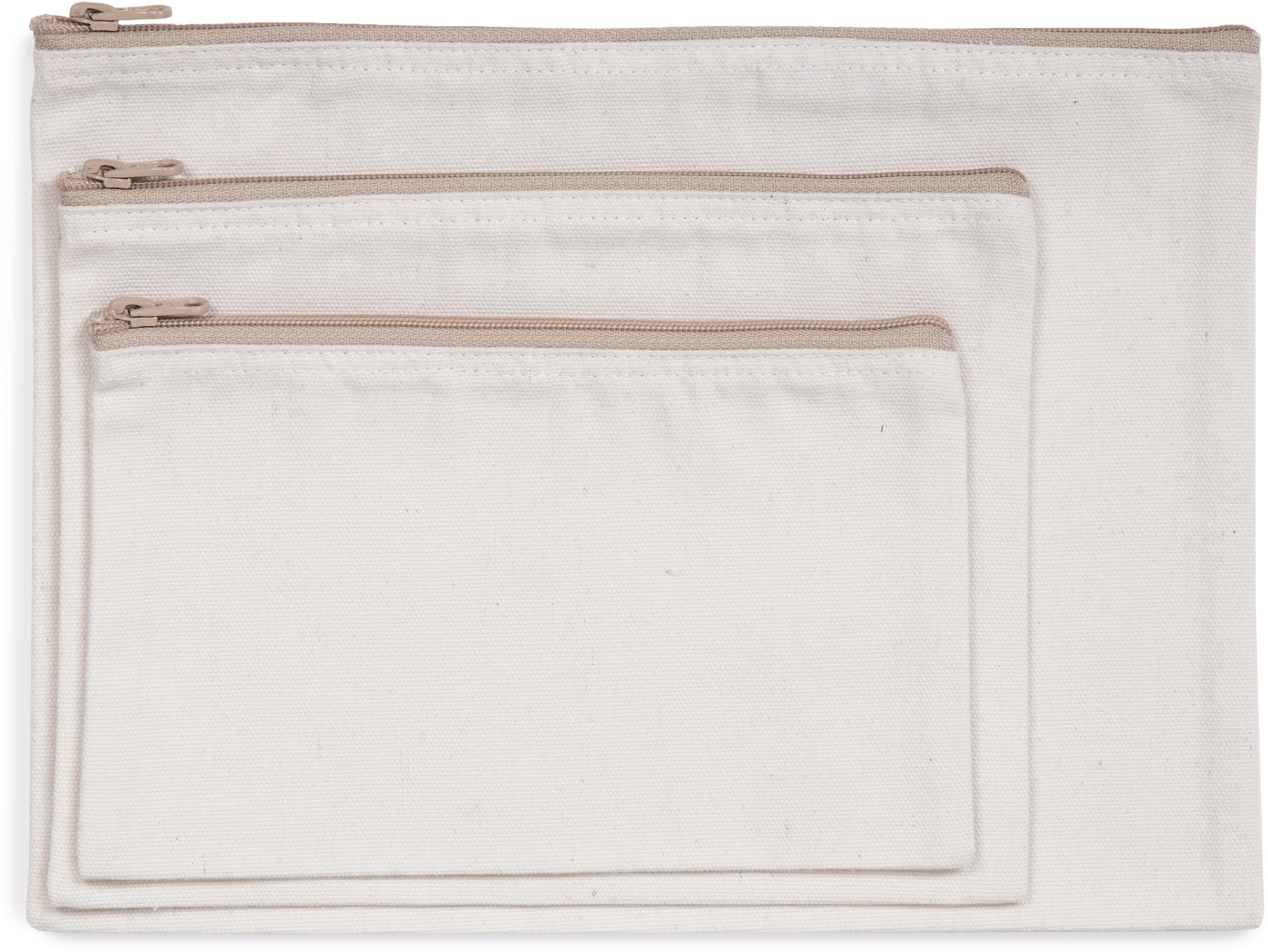 Recycled zipped pouch