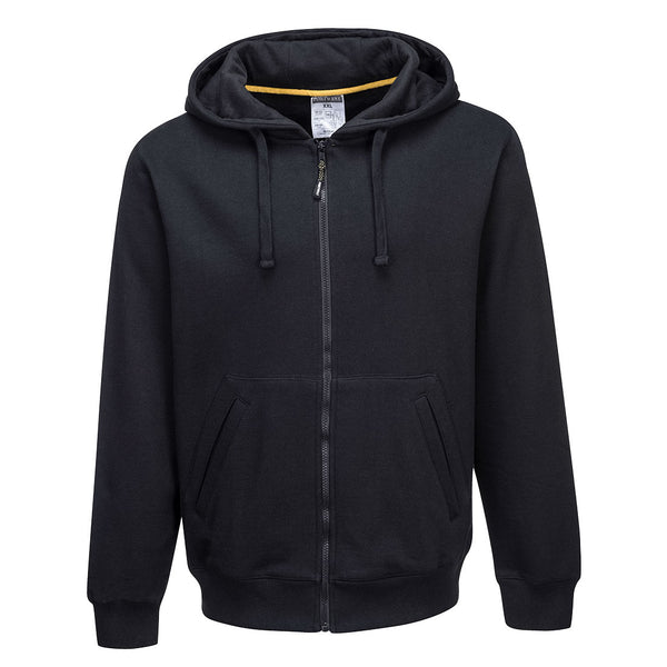 Zipped Hooded Sweatshirt Nickel