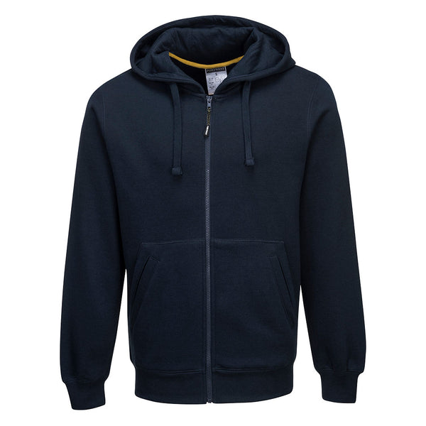 Zipped Hooded Sweatshirt Nickel