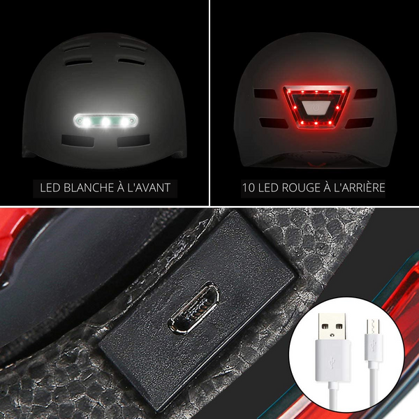 Bike Helmet with LED Light CE Certified