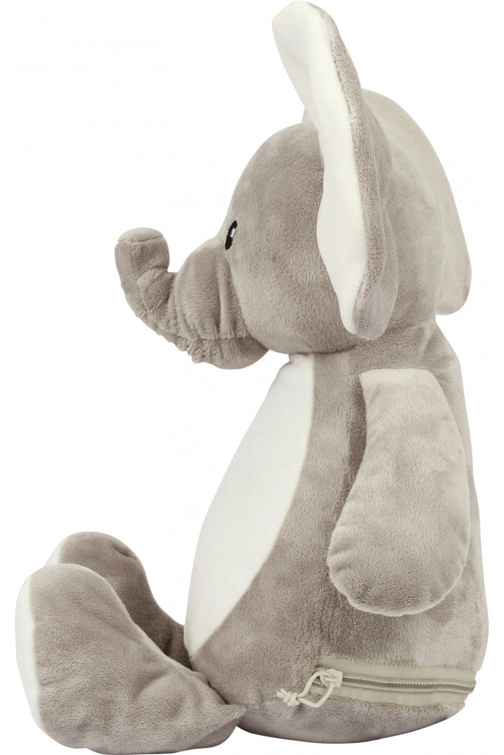 Peluche zippée Éléphant