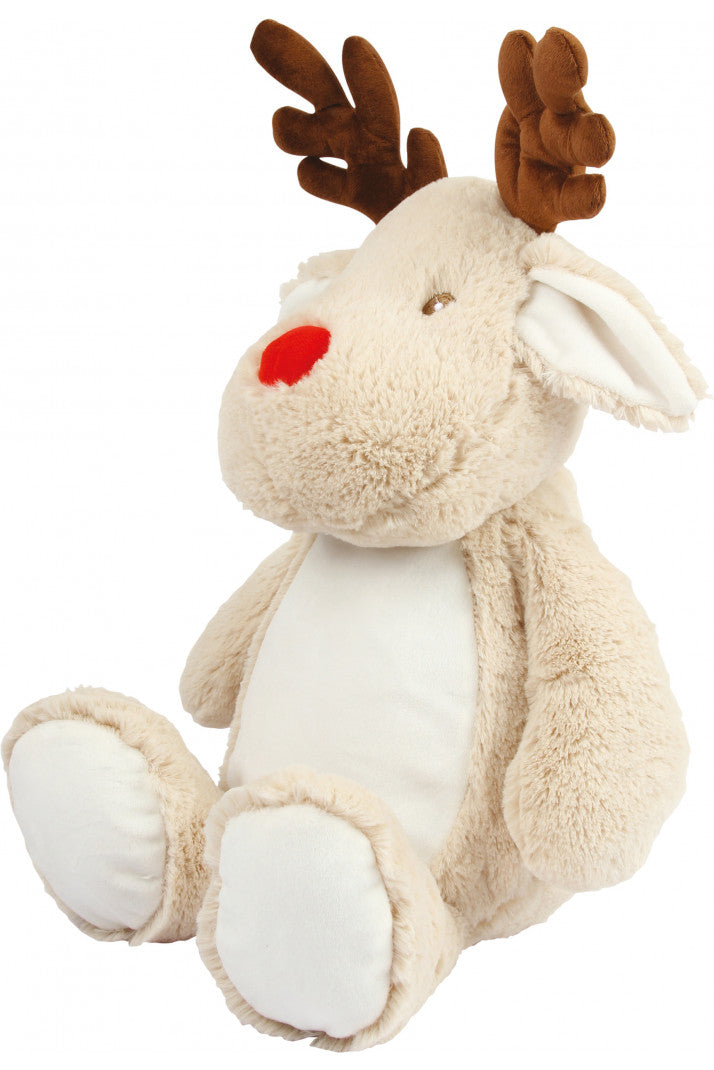 Peluche zippée Renne