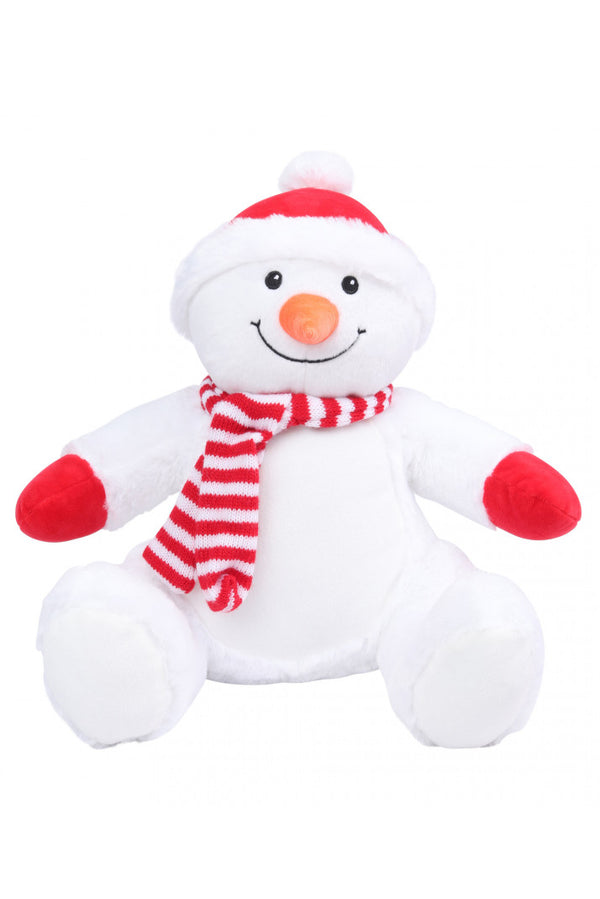 PELUCHE ZIPPÉE BONHOMME DE NEIGE