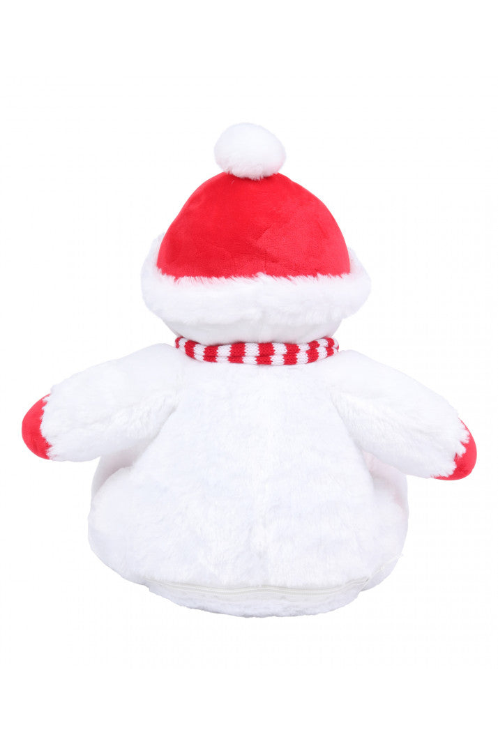 PELUCHE ZIPPÉE BONHOMME DE NEIGE