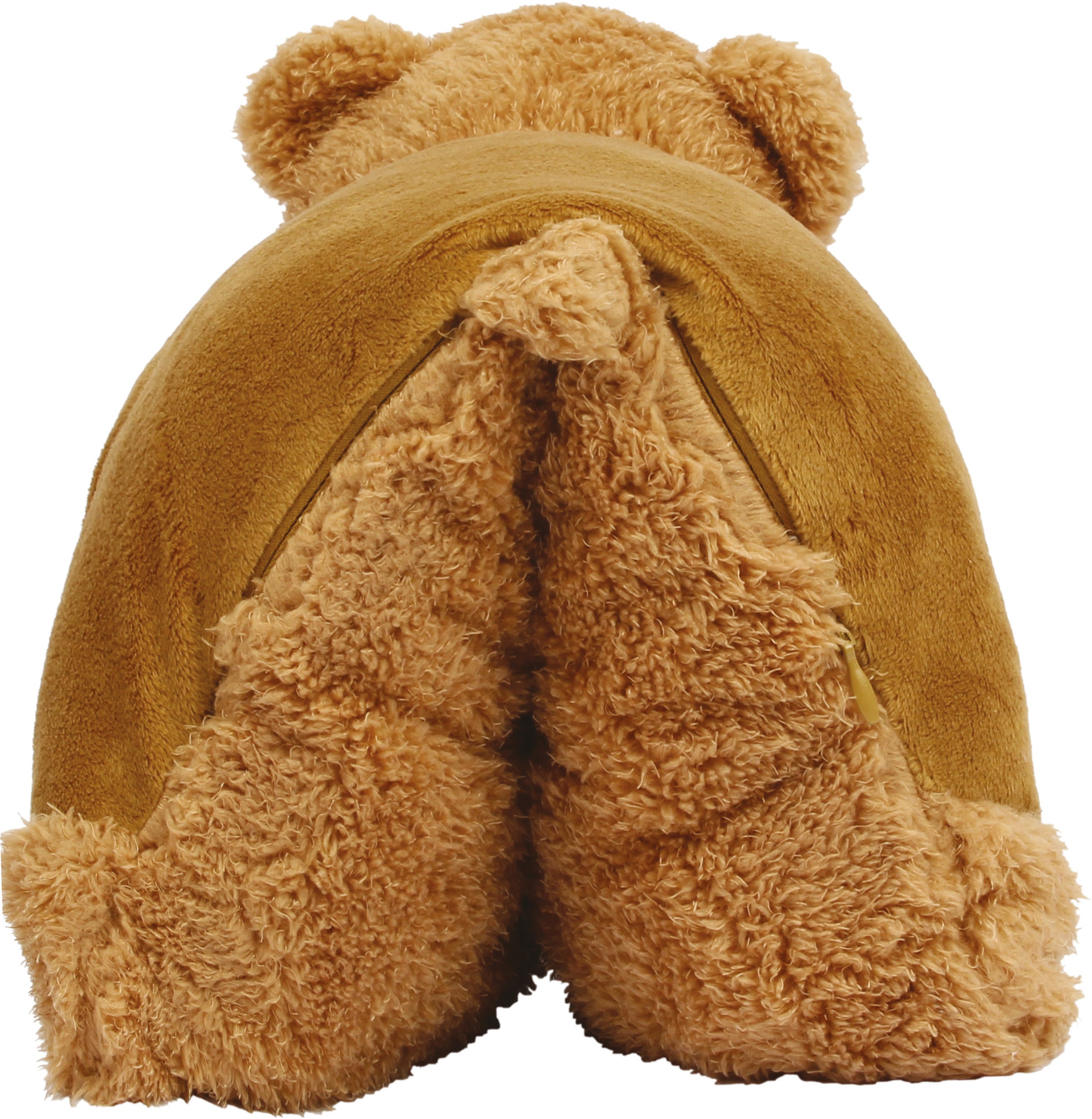 Coussin-peluche zippé Ours