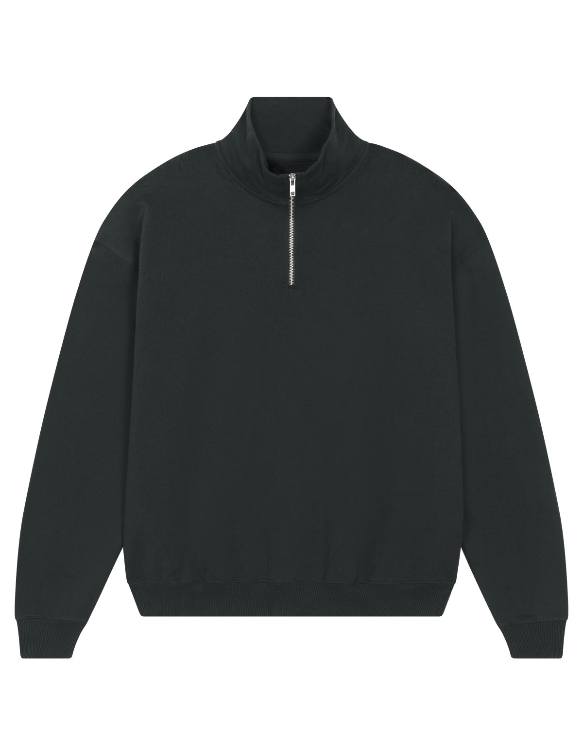 Unisex sweatshirt met kwartrits, boxy fit en droog aanvoelend - Miller Dry