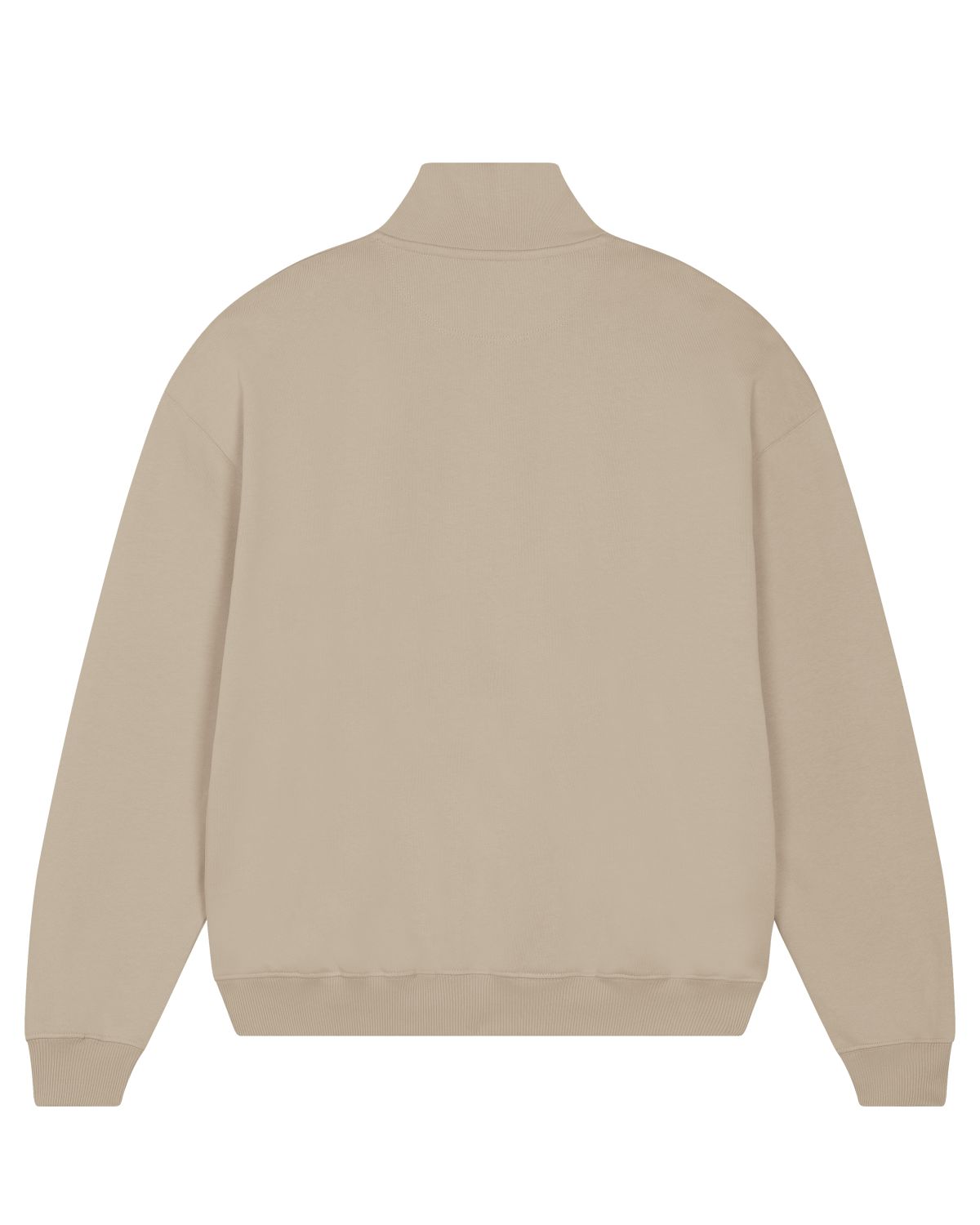 Unisex sweatshirt met kwartrits, boxy fit en droog aanvoelend - Miller Dry