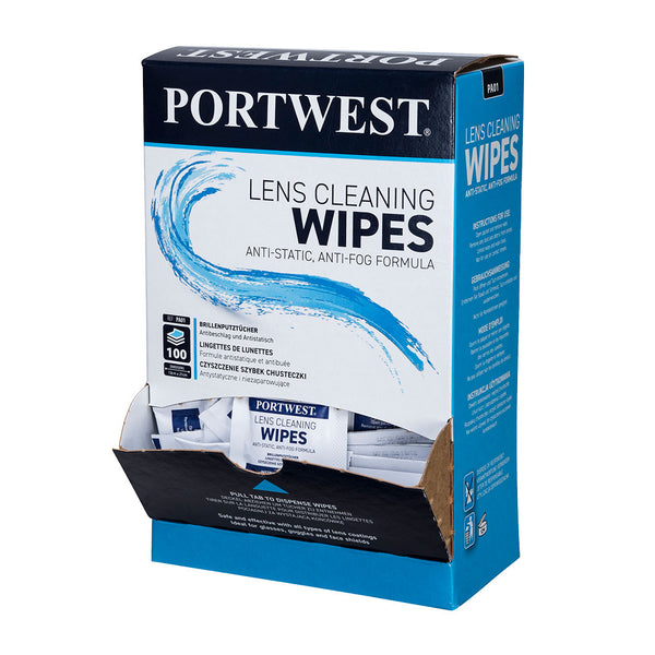 Eyeglass cleaning wipes