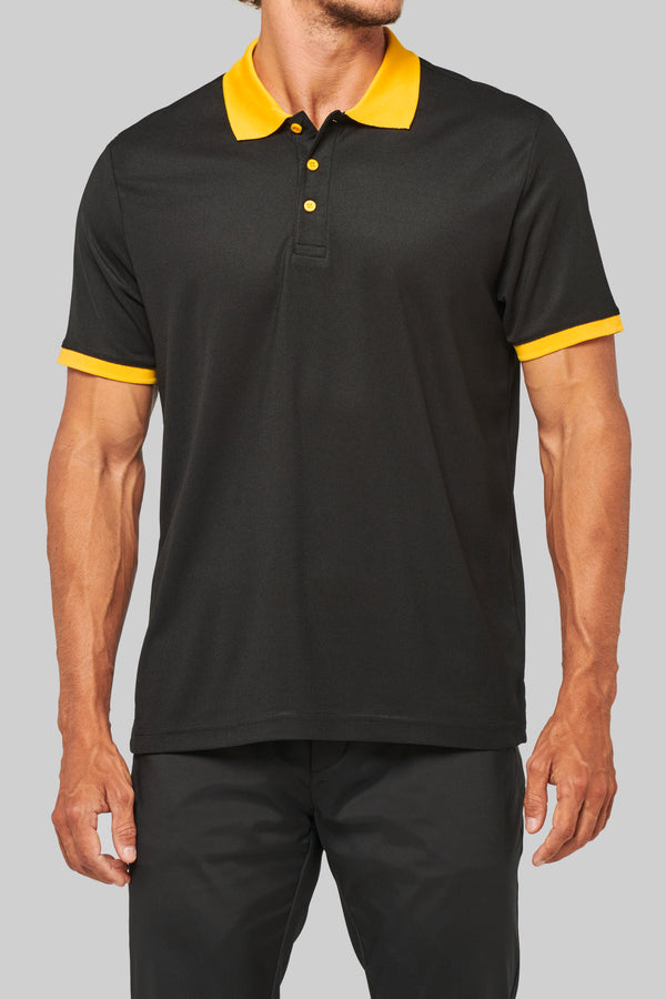 Performance piqué poloshirt voor heren