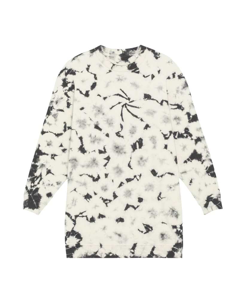 Oversized tie-dye round-neck dress for women - Stella Kicker Tie and Dye