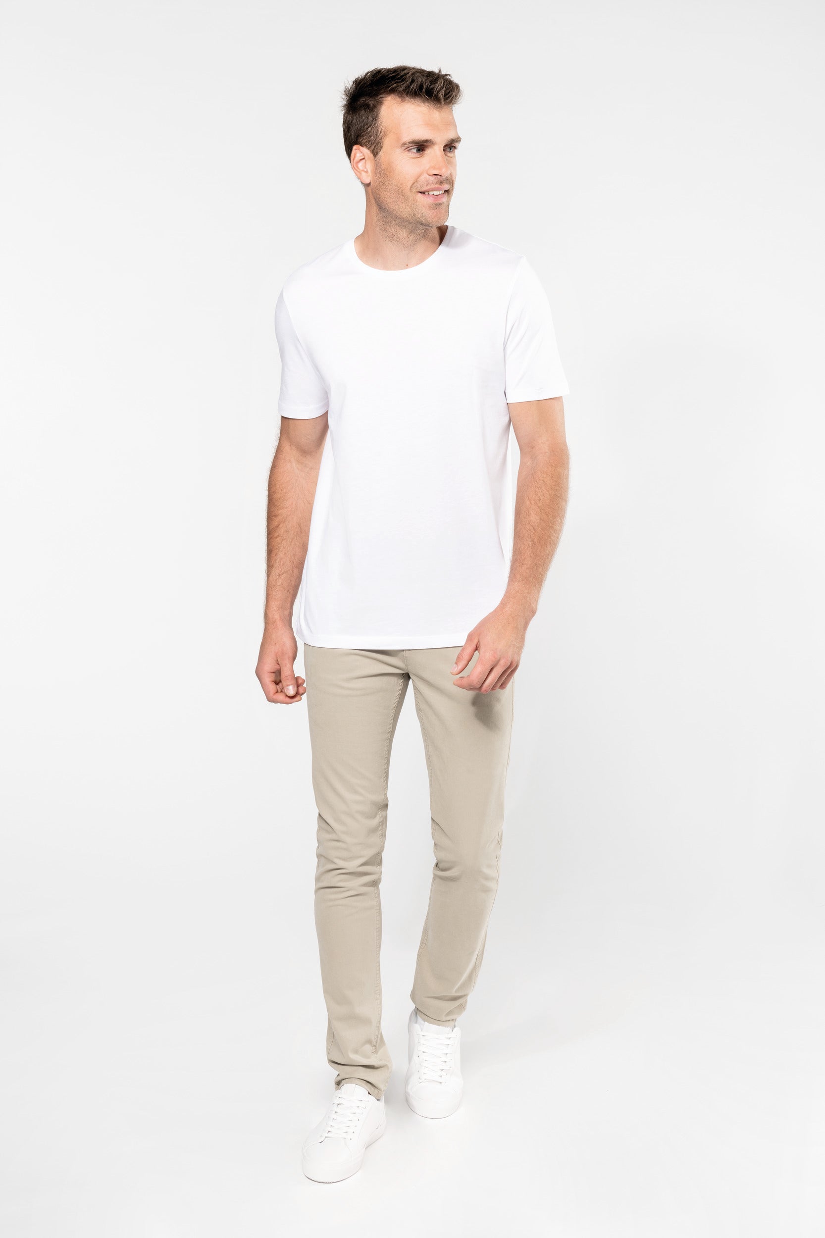 T-shirt Supima® col rond manches courtes homme
