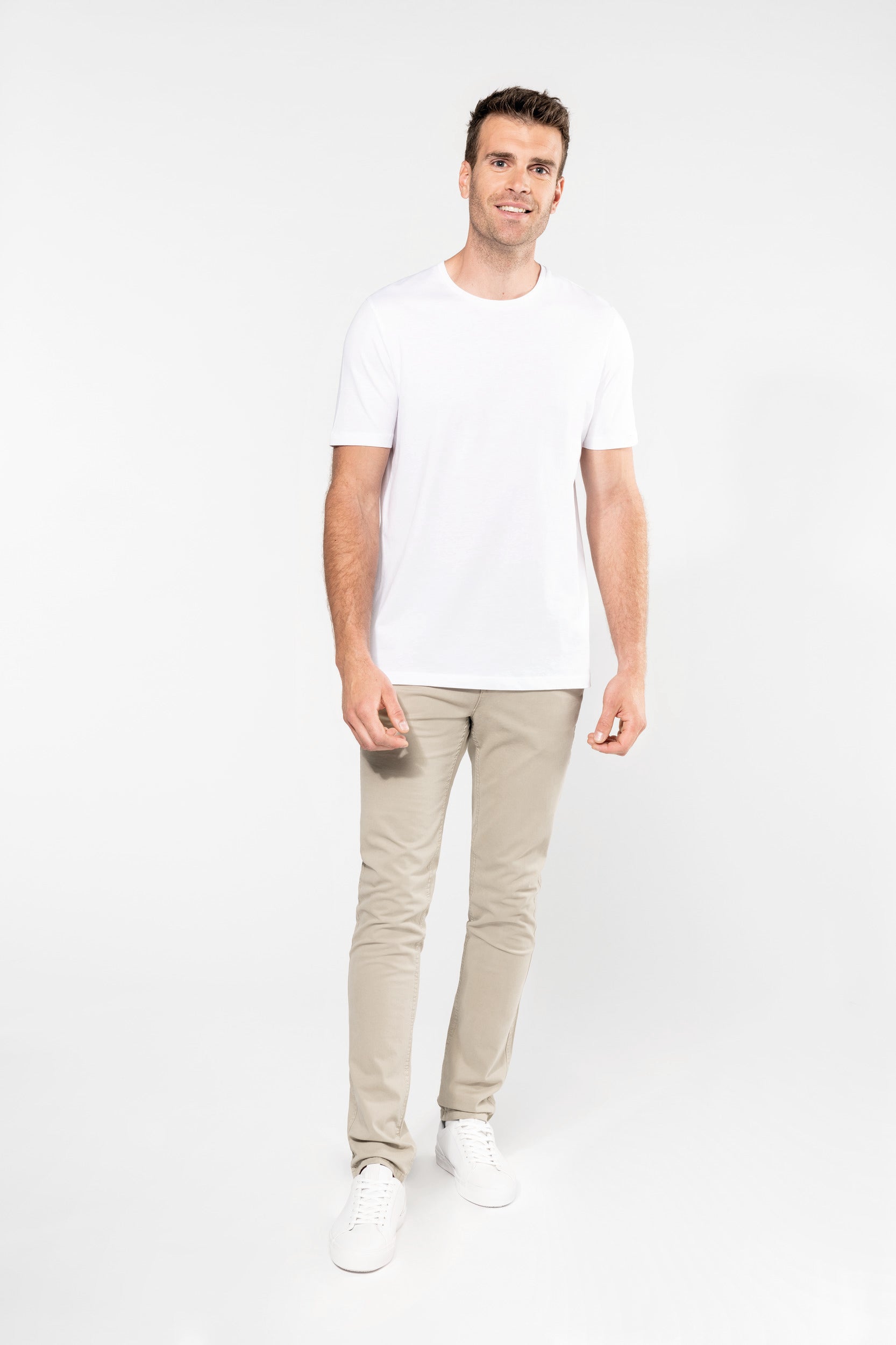 T-shirt Supima® col rond manches courtes homme