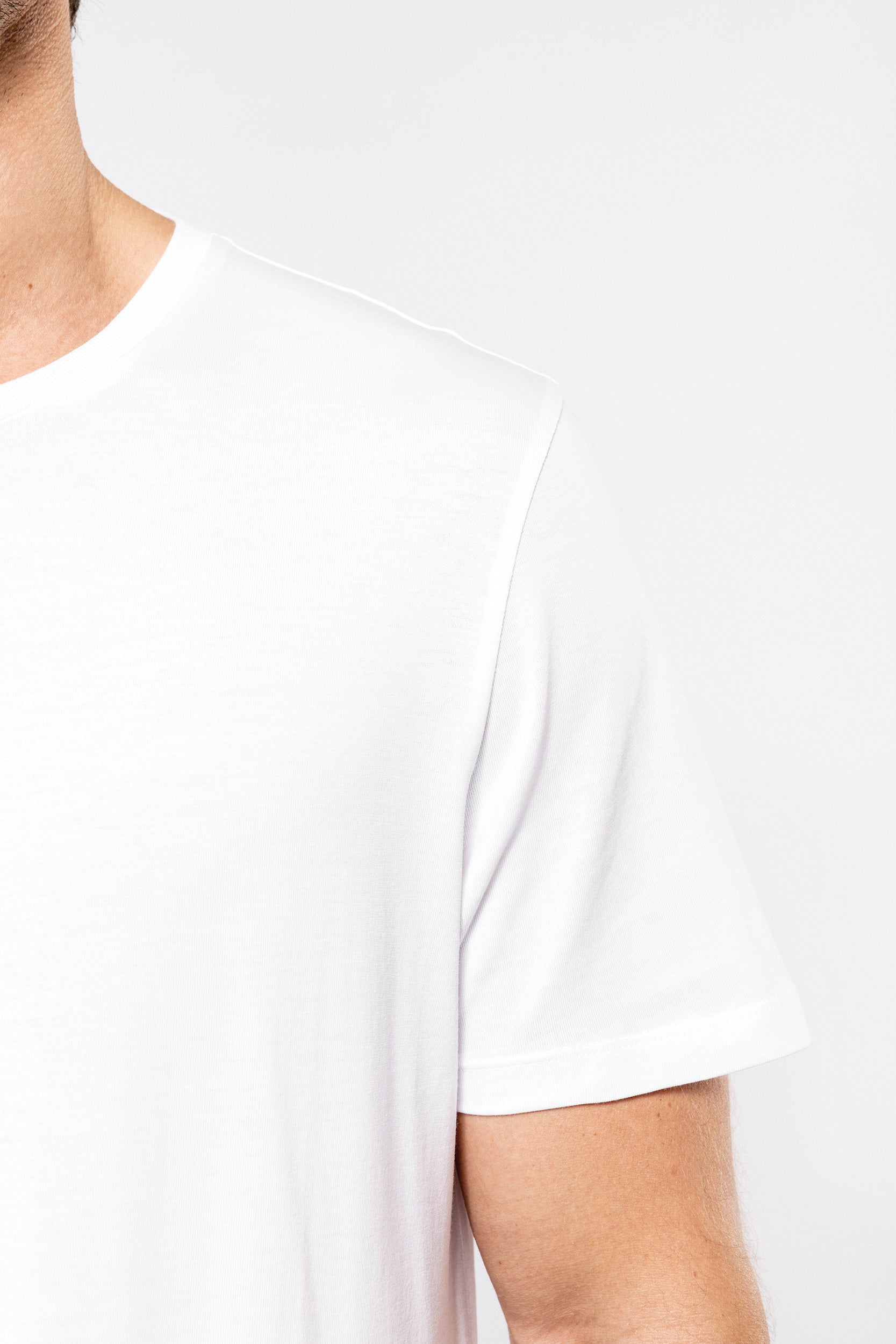 T-shirt Supima® col rond manches courtes homme