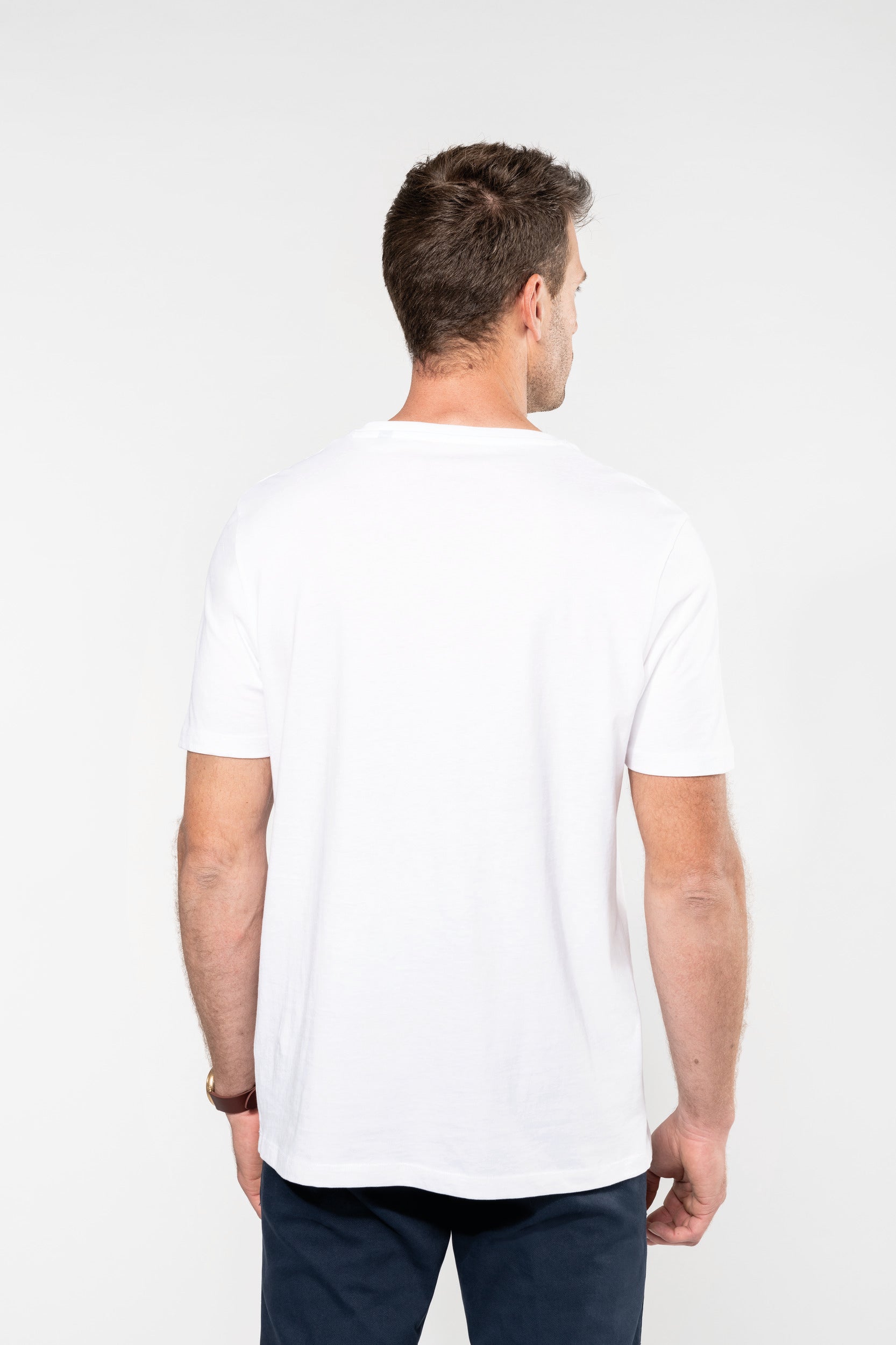 T-shirt Supima® col V manches courtes homme