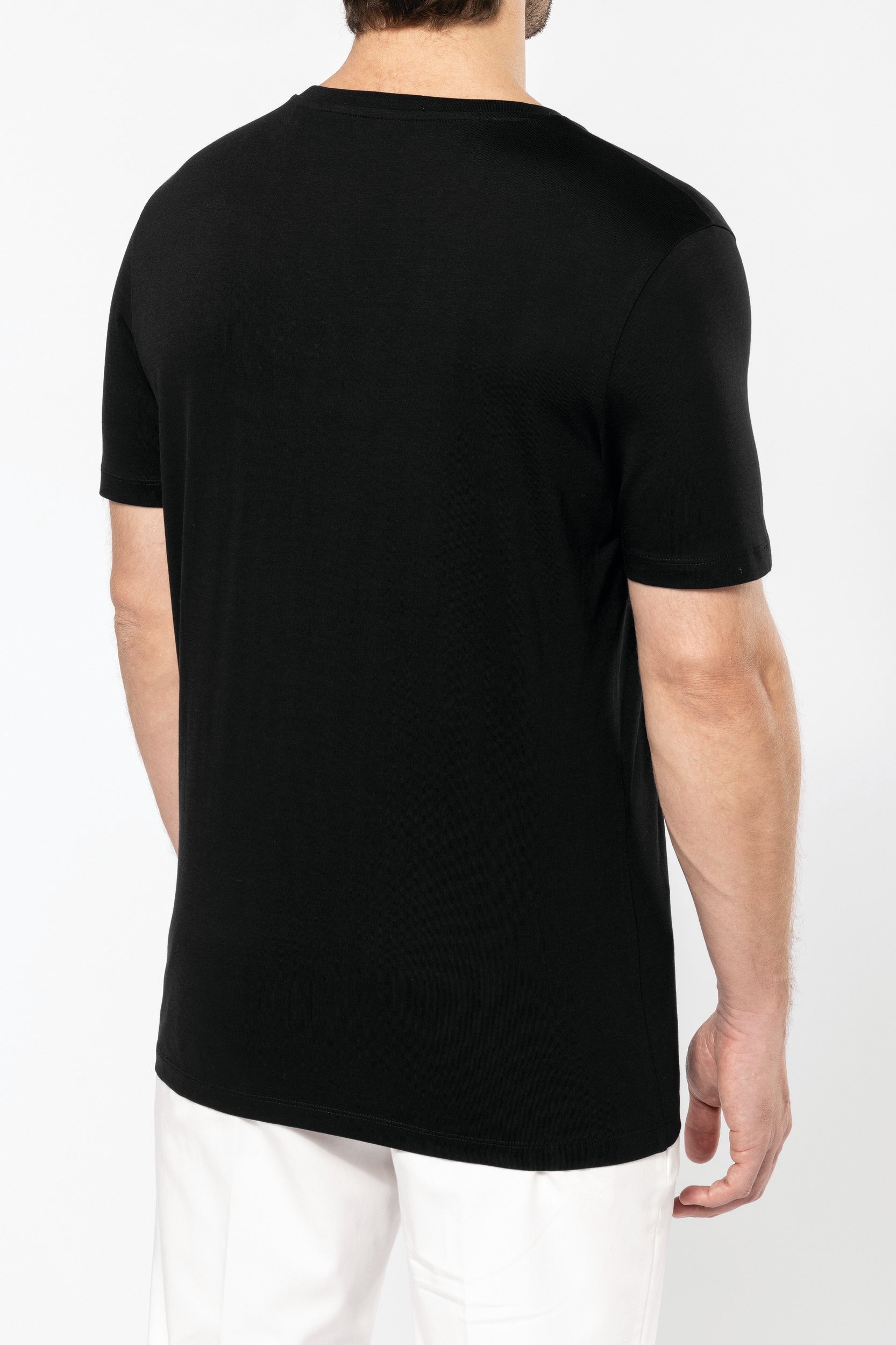 T-shirt Supima® col V manches courtes homme