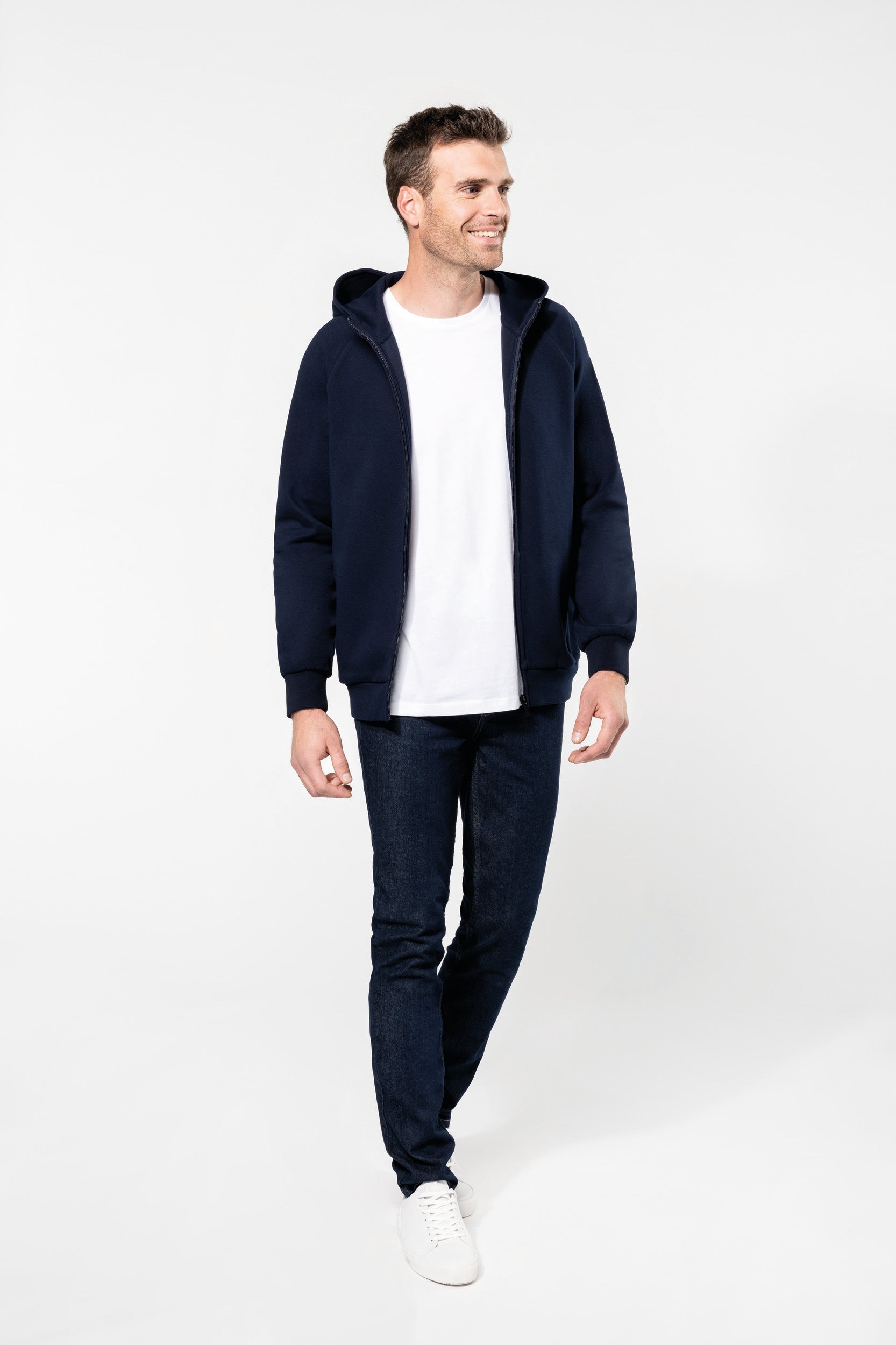 Veste zippée à capuche homme