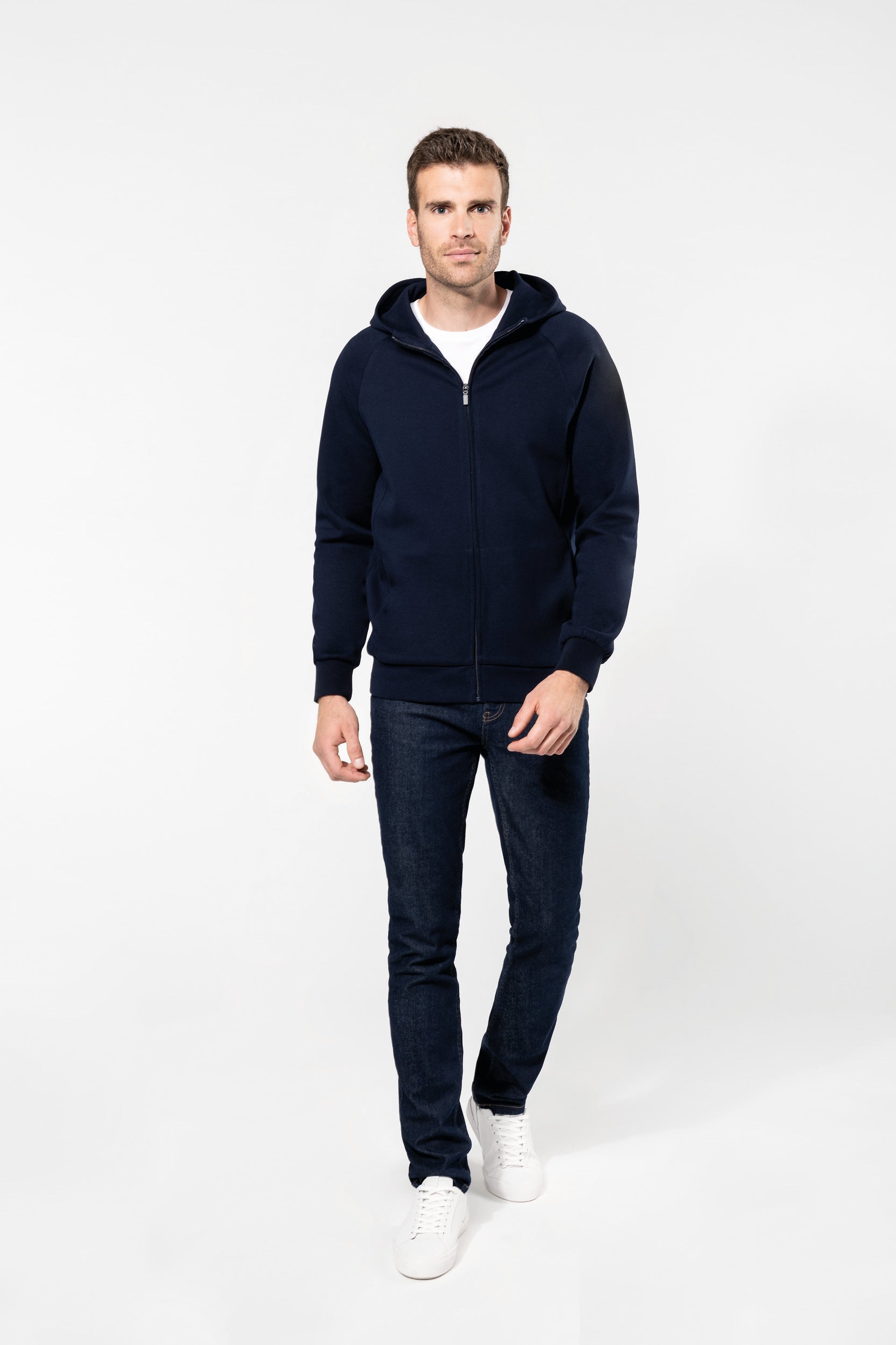 Veste zippée à capuche homme