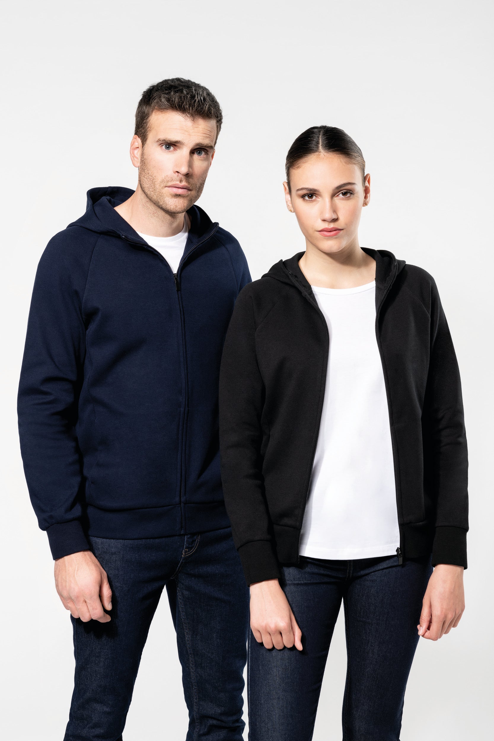 Veste zippée à capuche homme