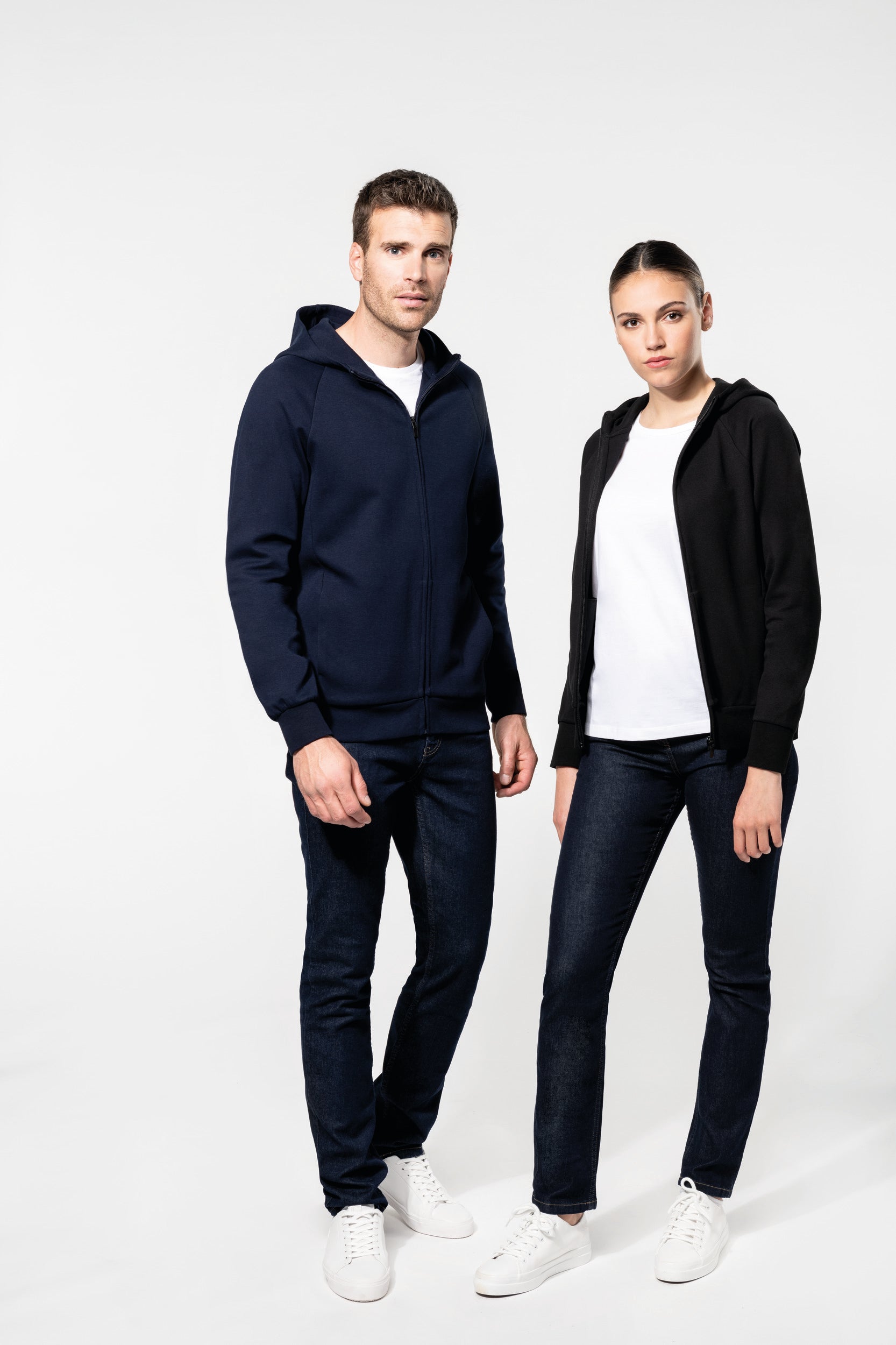 Veste zippée à capuche homme
