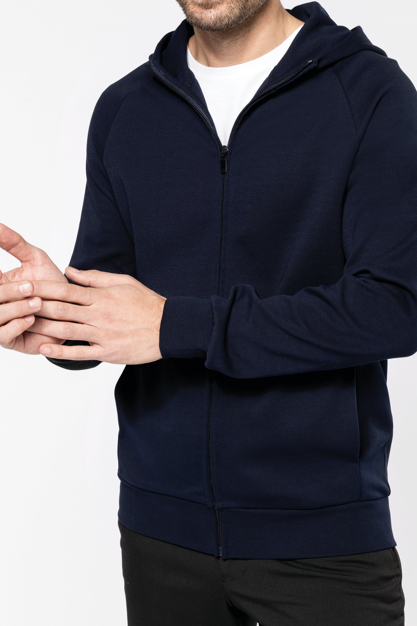 Veste zippée à capuche homme