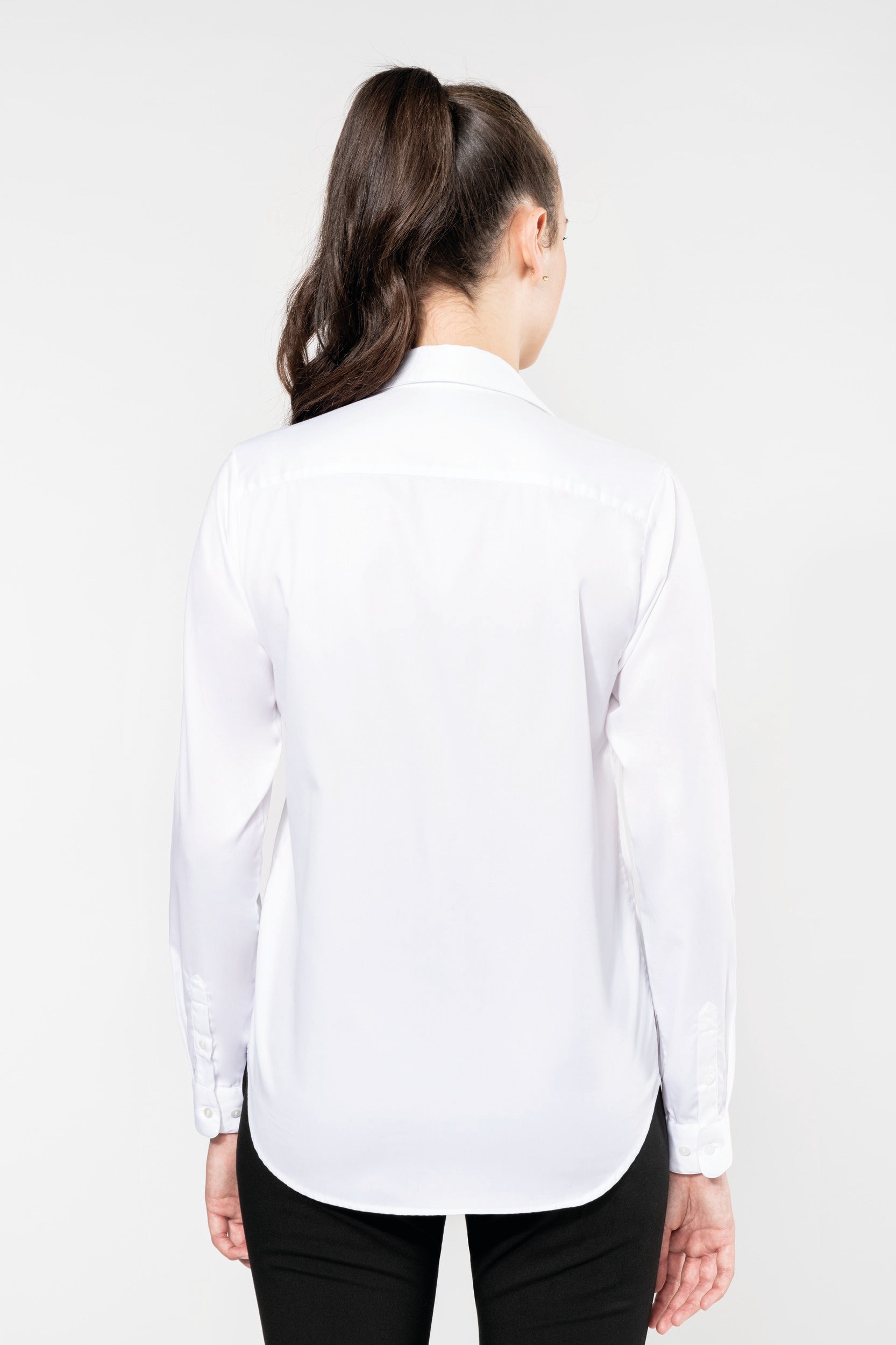 Chemise twill manches longues femme