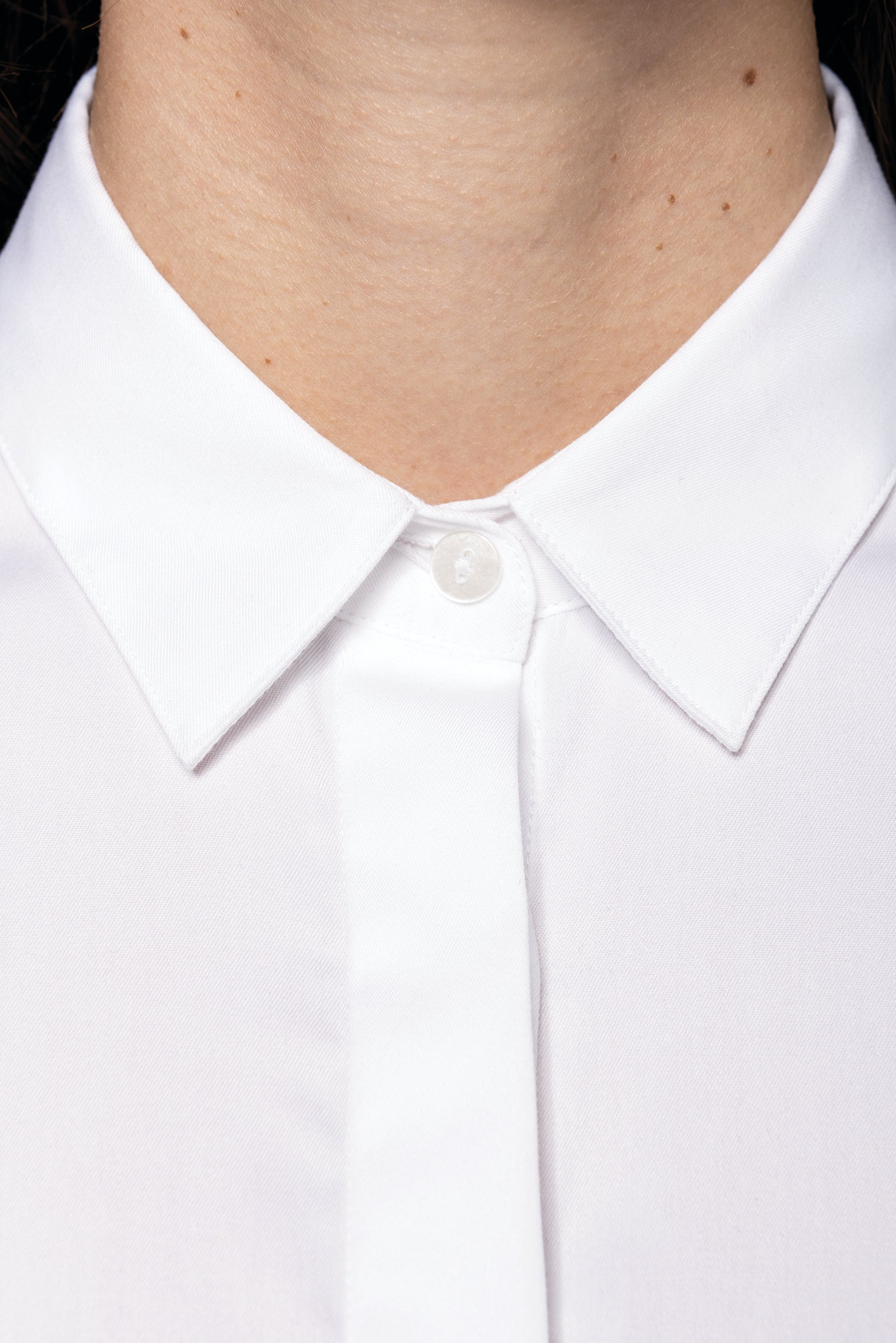 Chemise twill manches longues femme