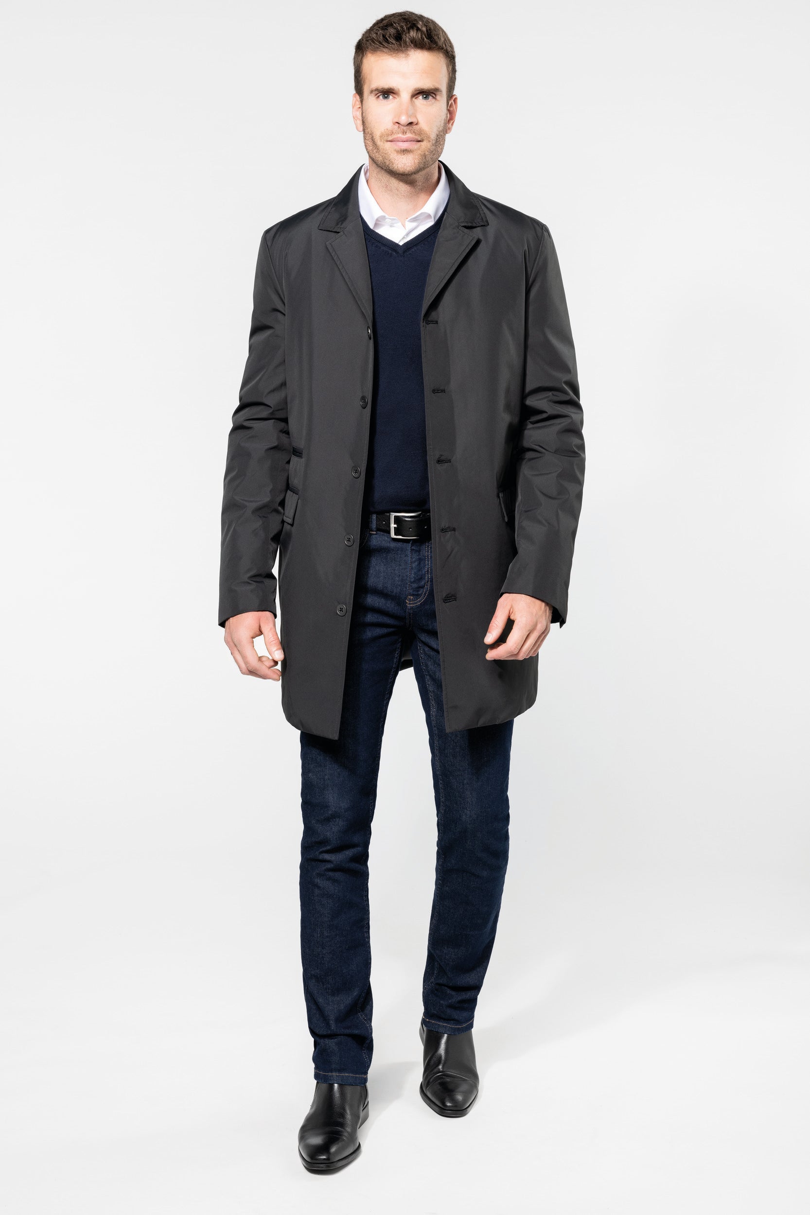 Trench structuré homme