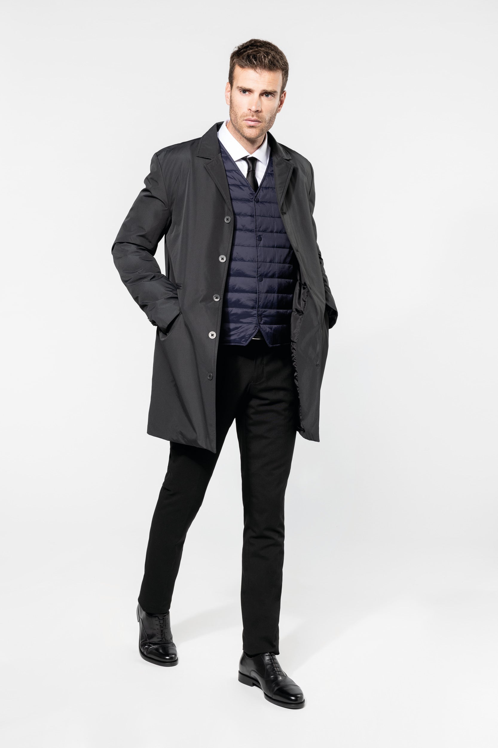Trench structuré homme