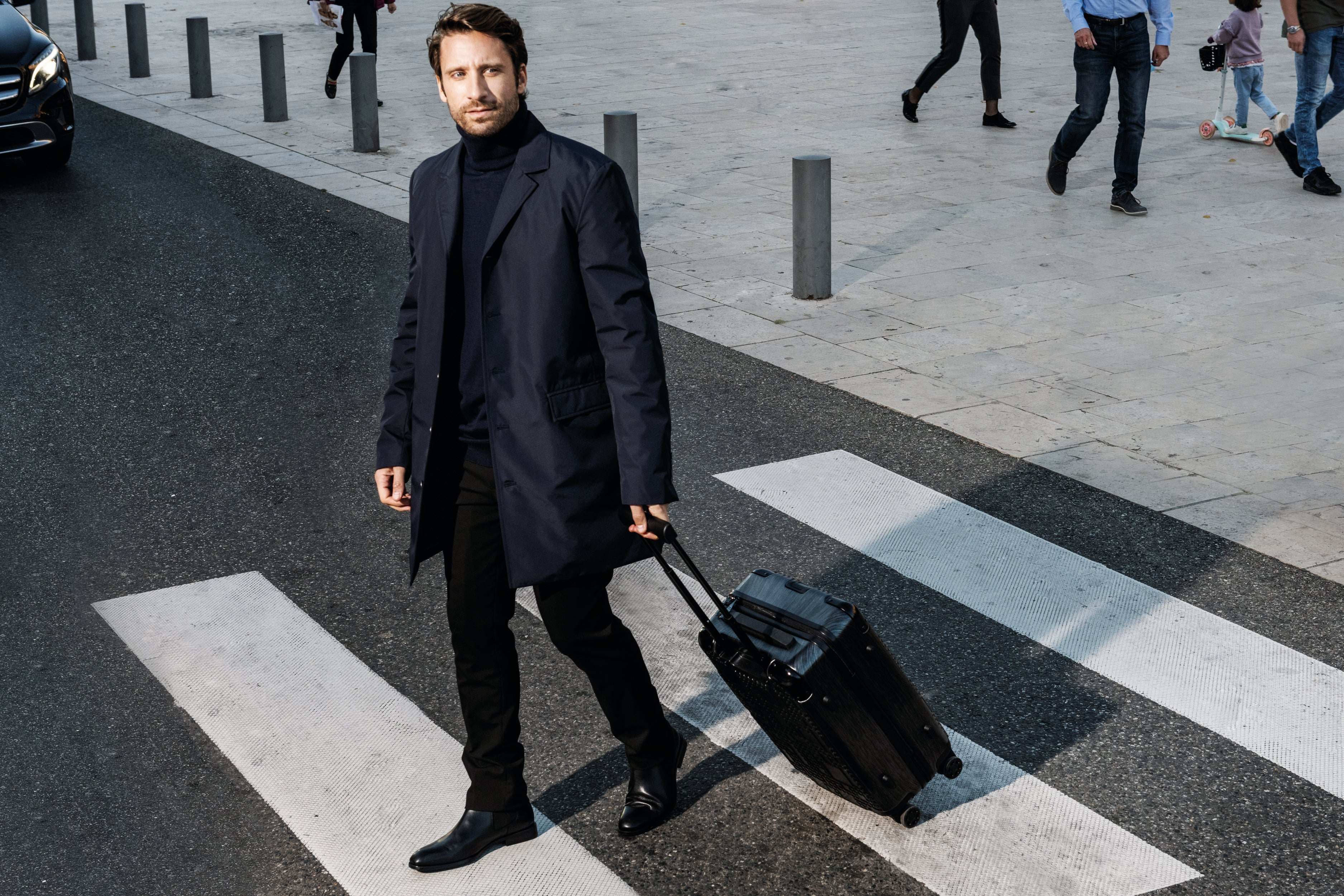 Trench structuré homme