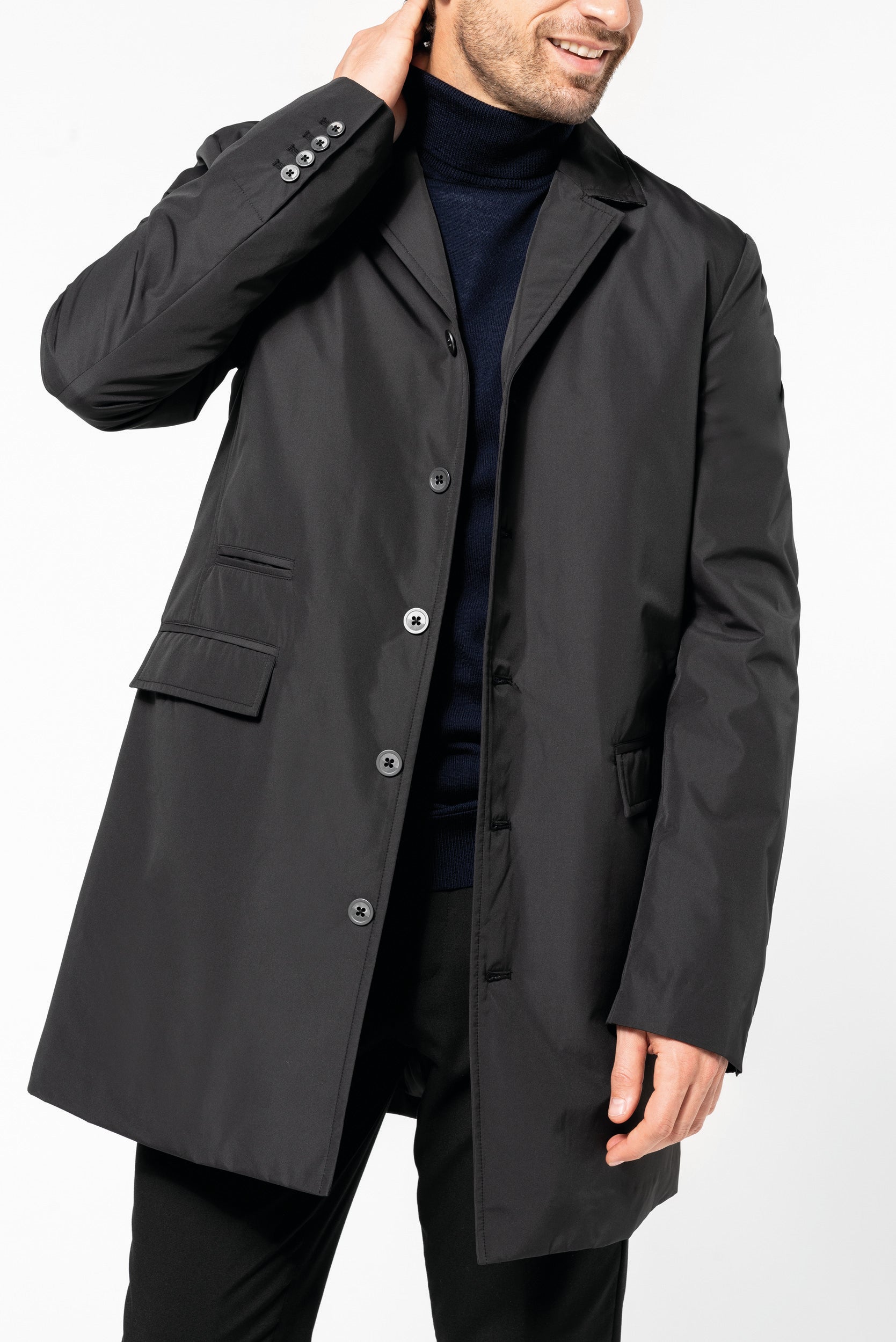 Trench structuré homme
