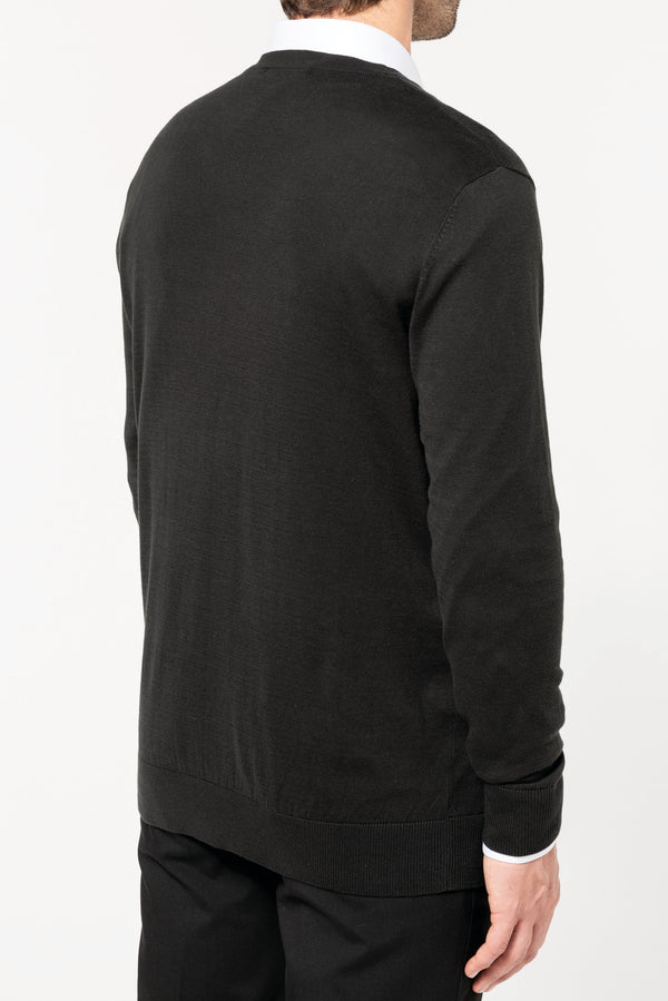 Pull Supima® col rond homme