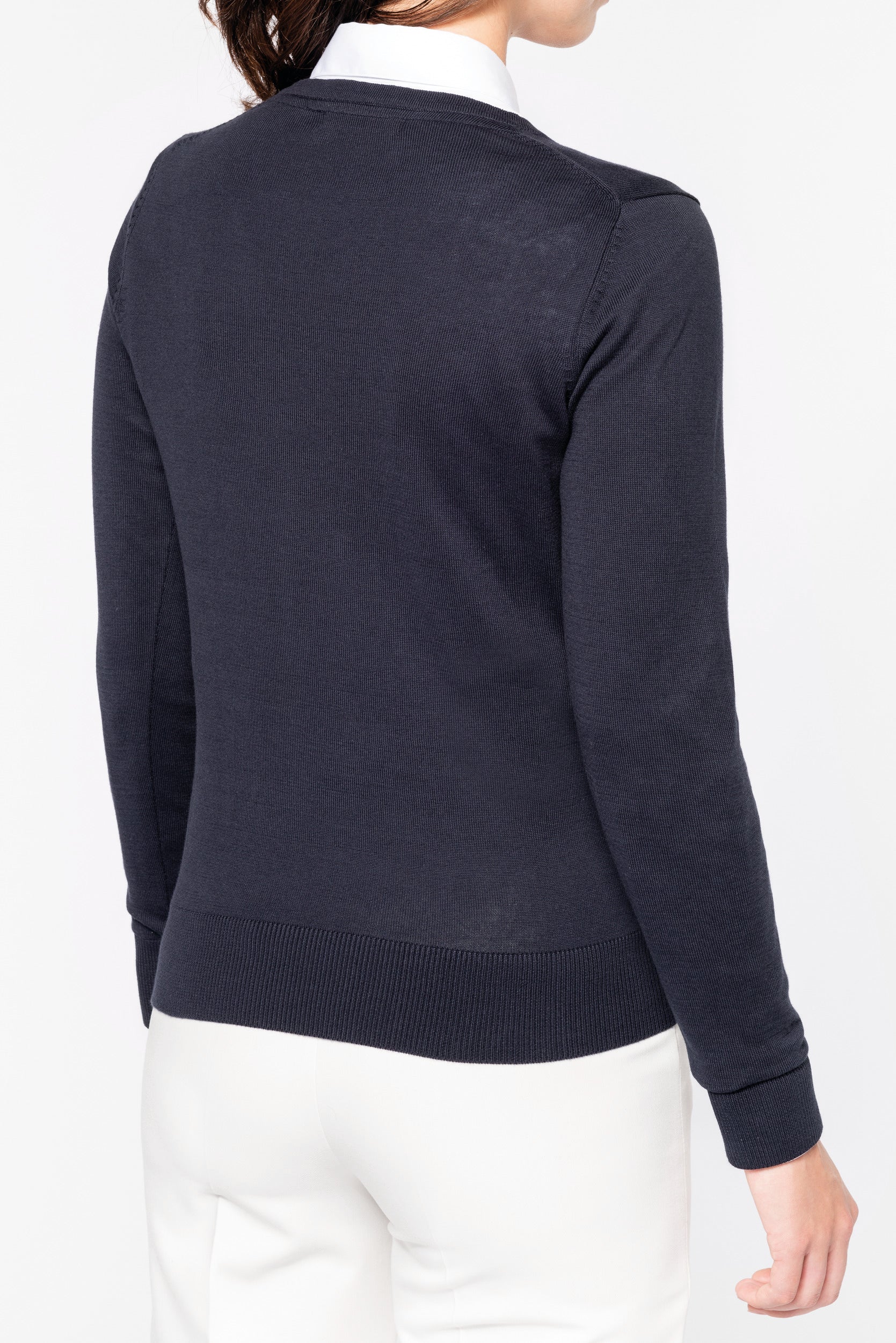 Pull Supima® col rond  femme