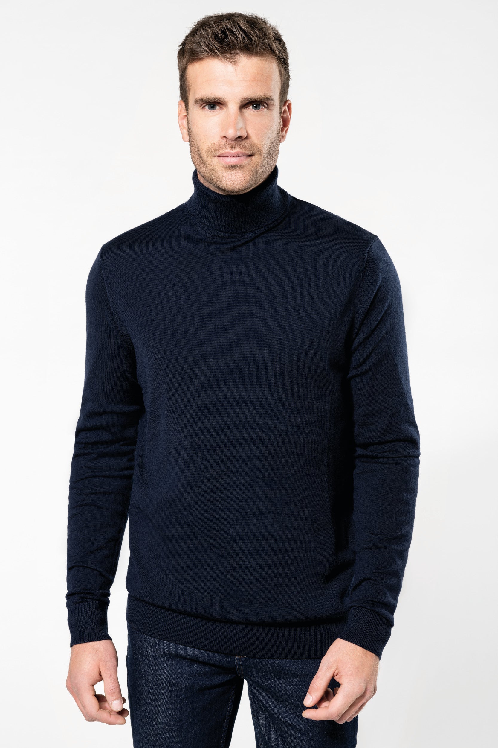 Men's turtleneck merino sweater