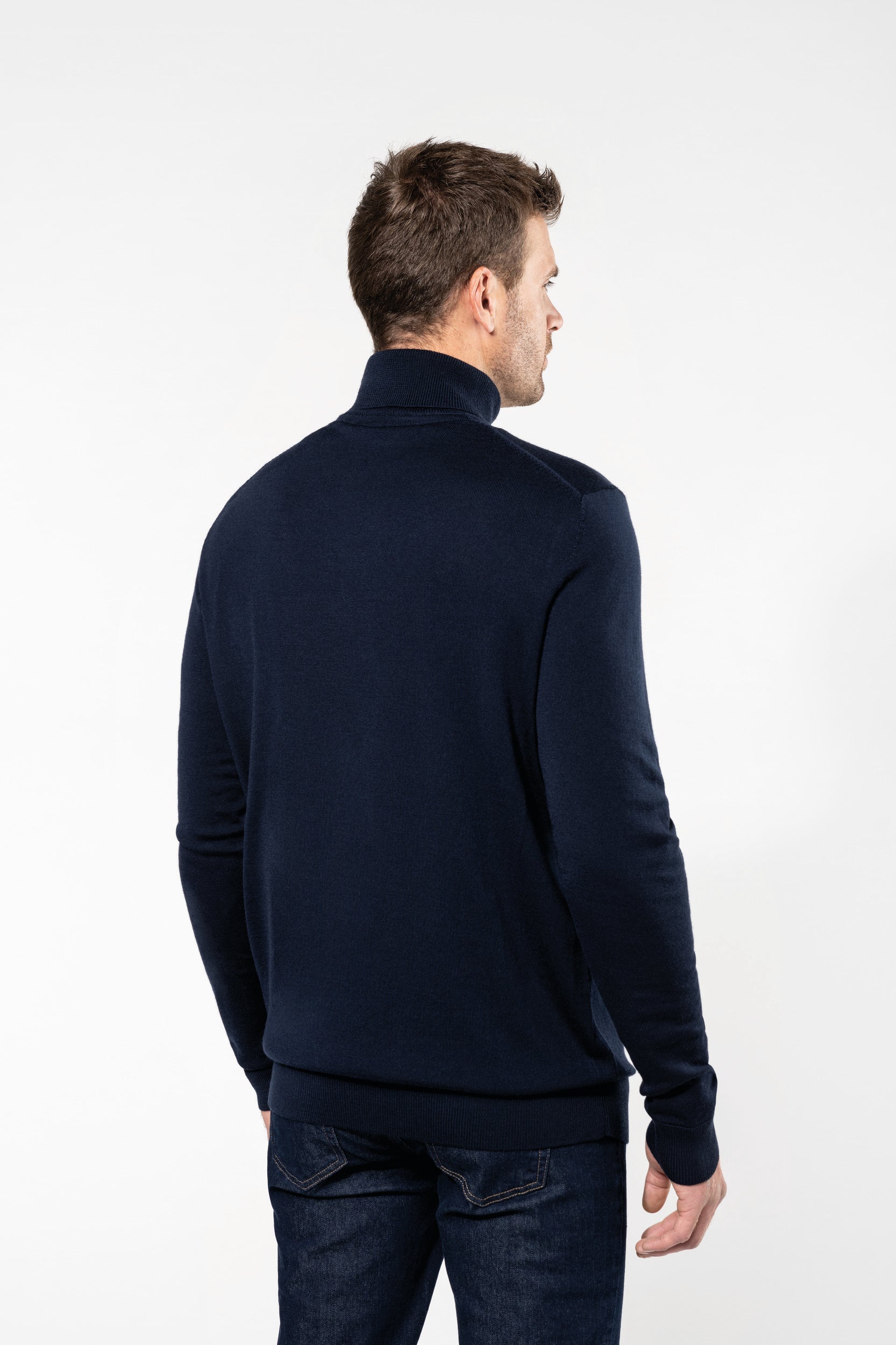 Men's turtleneck merino sweater