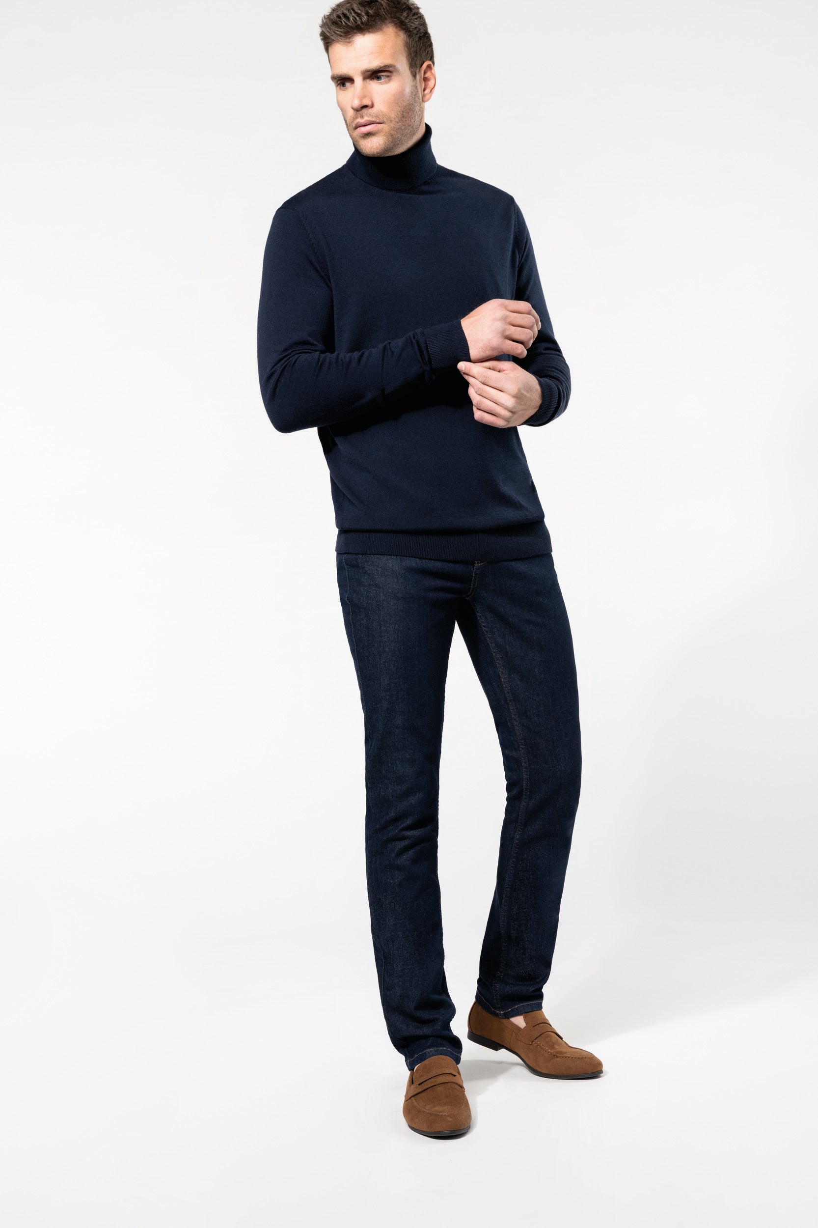 Men's turtleneck merino sweater