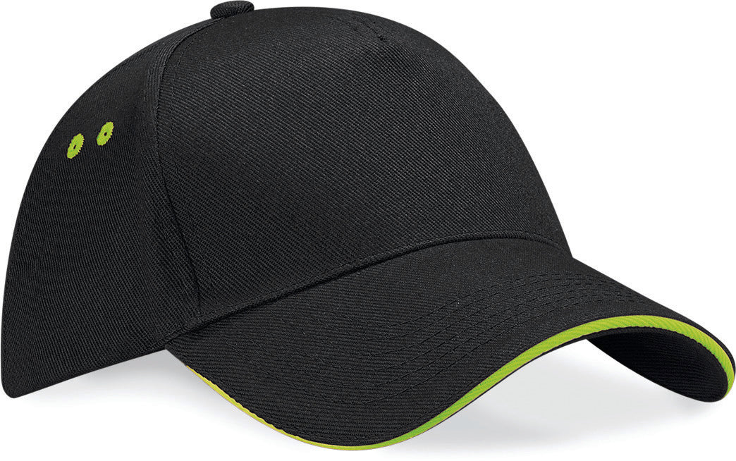 Casquette homme Ultimate à 5 panneaux sandwich contrasté