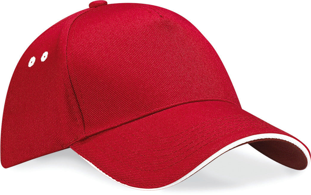 Casquette homme Ultimate à 5 panneaux sandwich contrasté