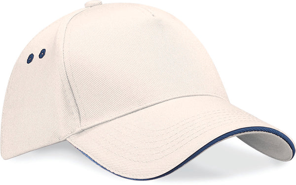 Ultimate 5 Panel Contrast Sandwich-pet voor heren