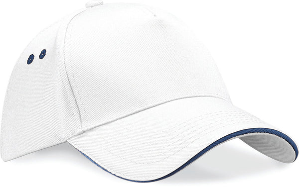 Ultimate 5 Panel Contrast Sandwich-pet voor heren