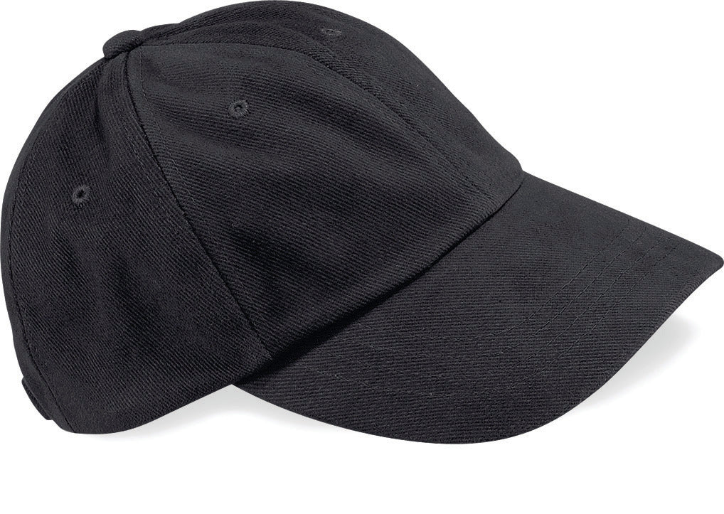Men's low profile brushed cotton cap - 6 panels
