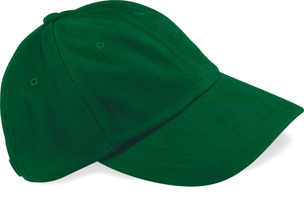 Men's low profile brushed cotton cap - 6 panels