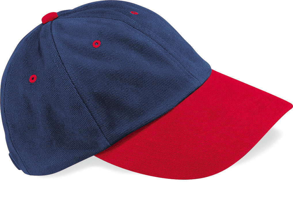 Men's low profile brushed cotton cap - 6 panels