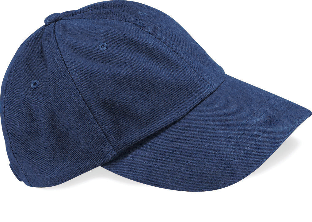 Men's low profile brushed cotton cap - 6 panels