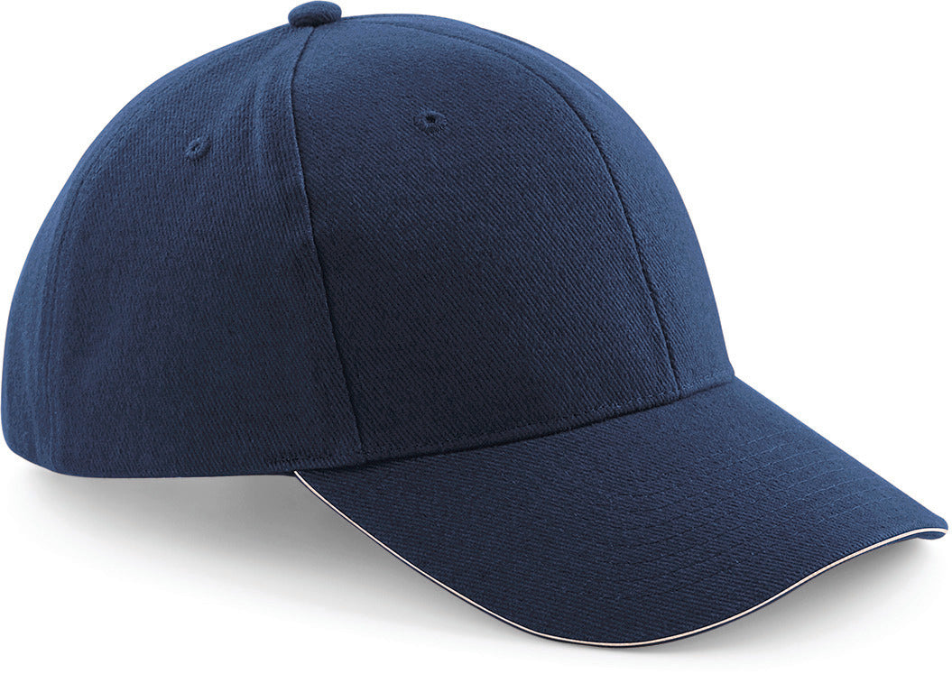Pro-Style men's cap in brushed cotton - 6 panels