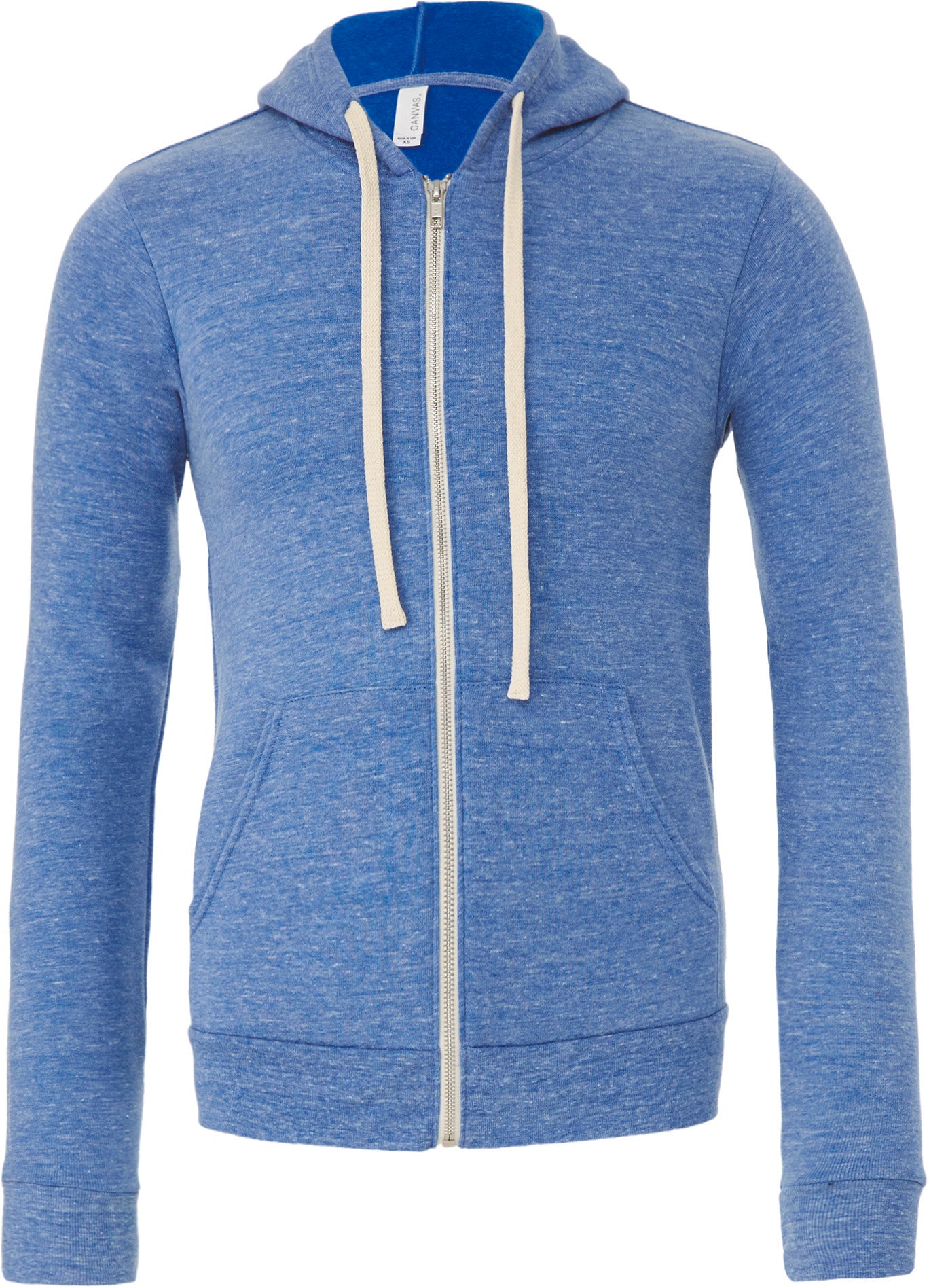 TRIBLEND ZIP-UP HOODED SWEATSHIRT