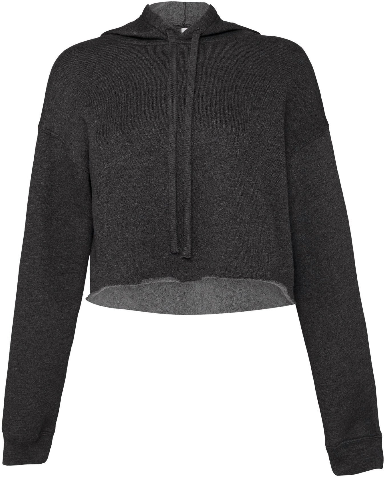 Women's hooded cropped sweatshirt