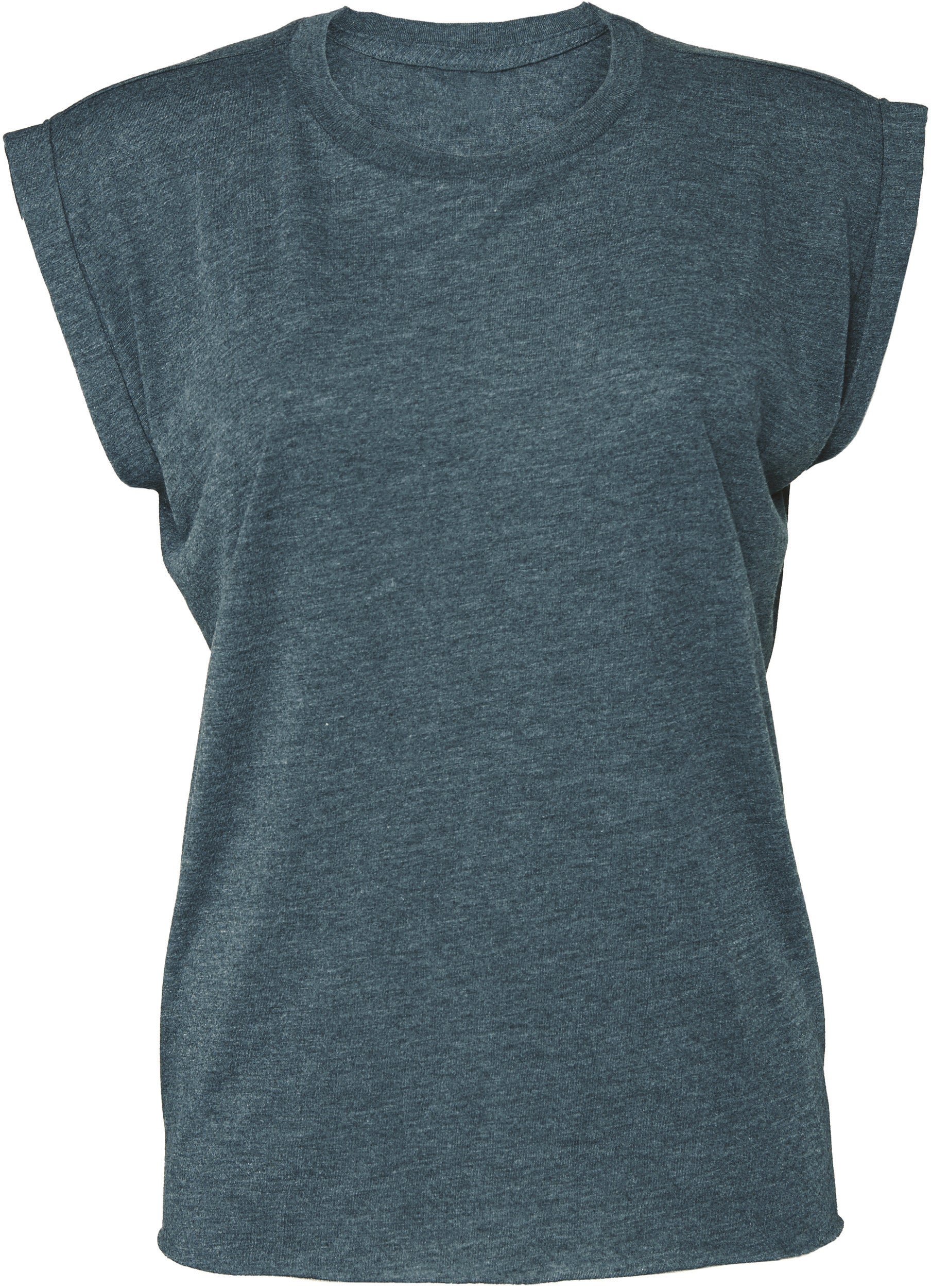 Flowy Rolled Sleeve T-Shirt